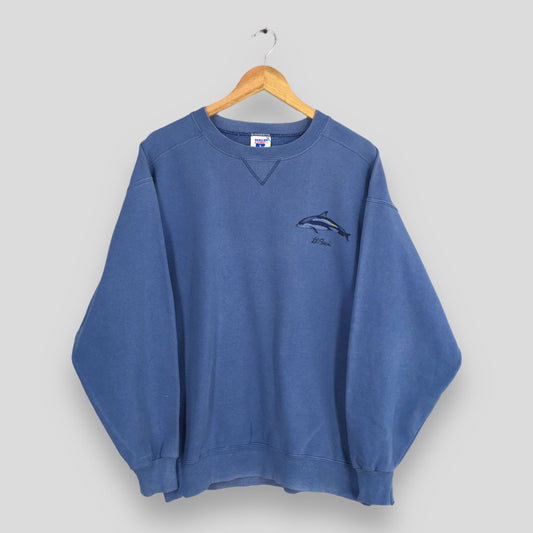 LL Bean Blue Sweatshirt Medium