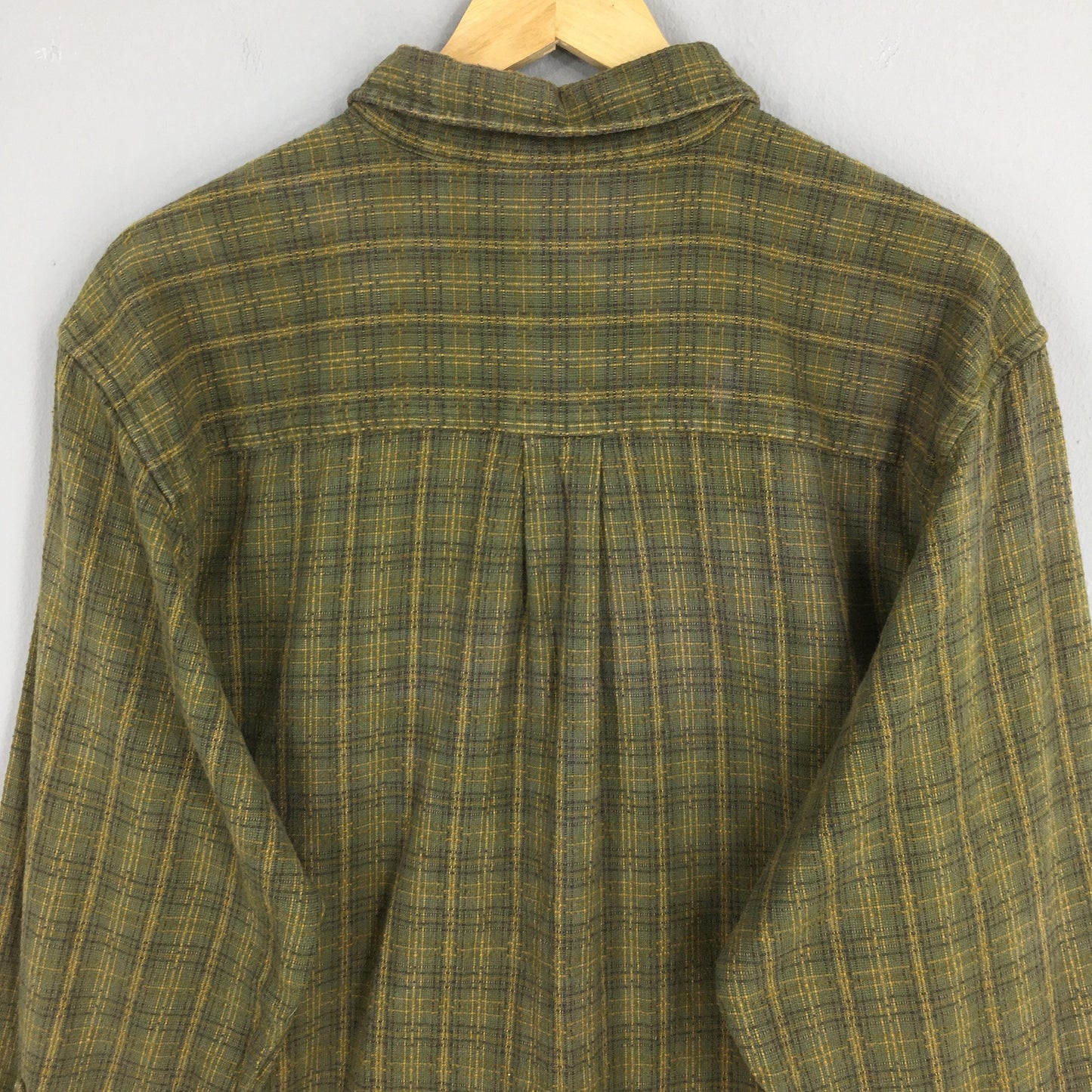 Woolrich Checked Flannel Green Shirt Medium