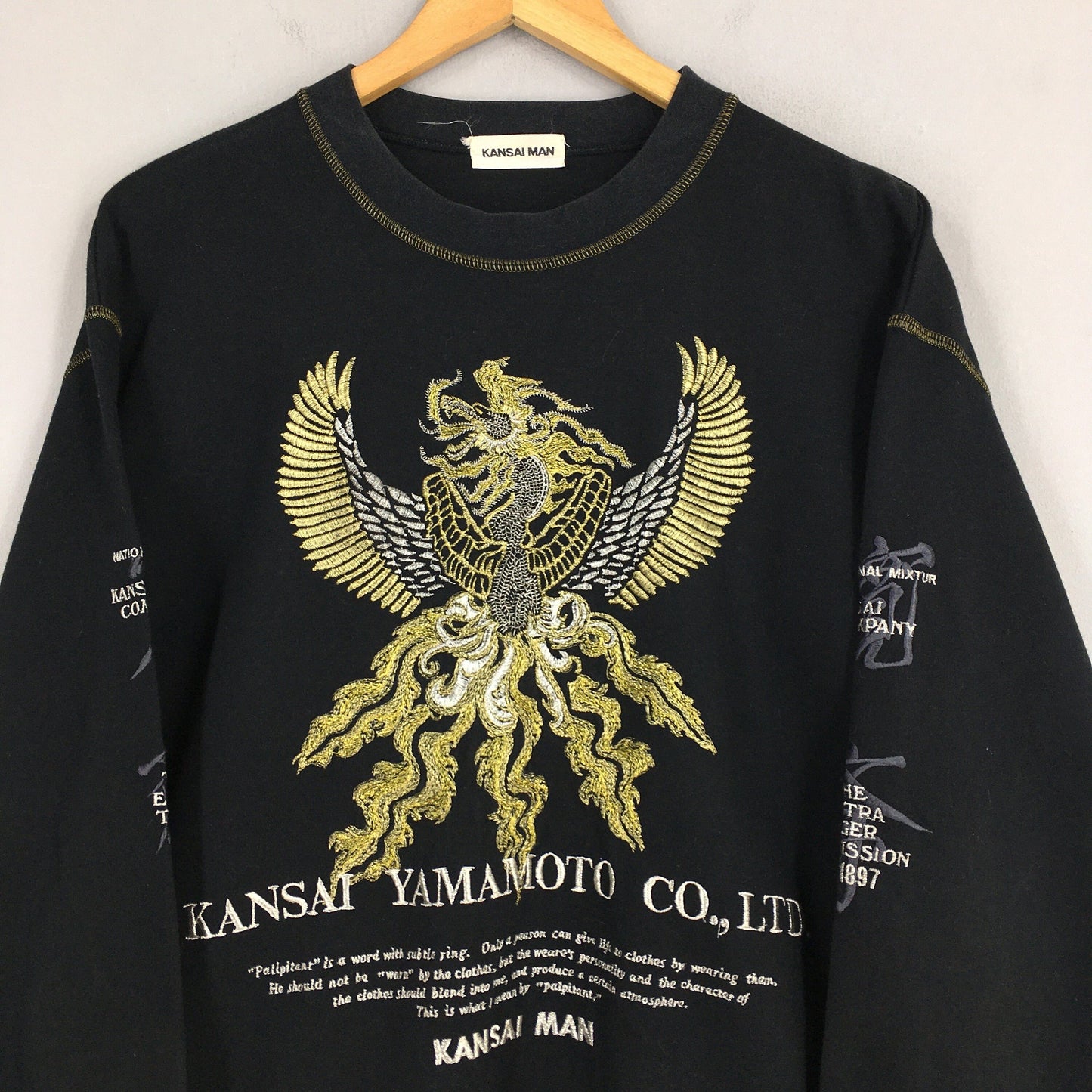 Kansai Yamamoto Japan Sweatshirt Medium