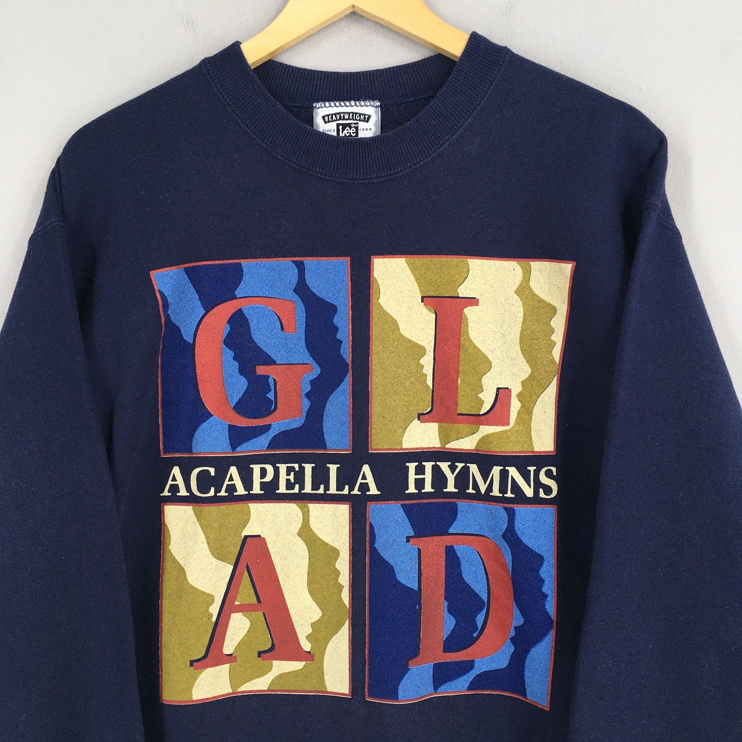 Glad Apacella Hymns Romans Crewneck Sweater Medium