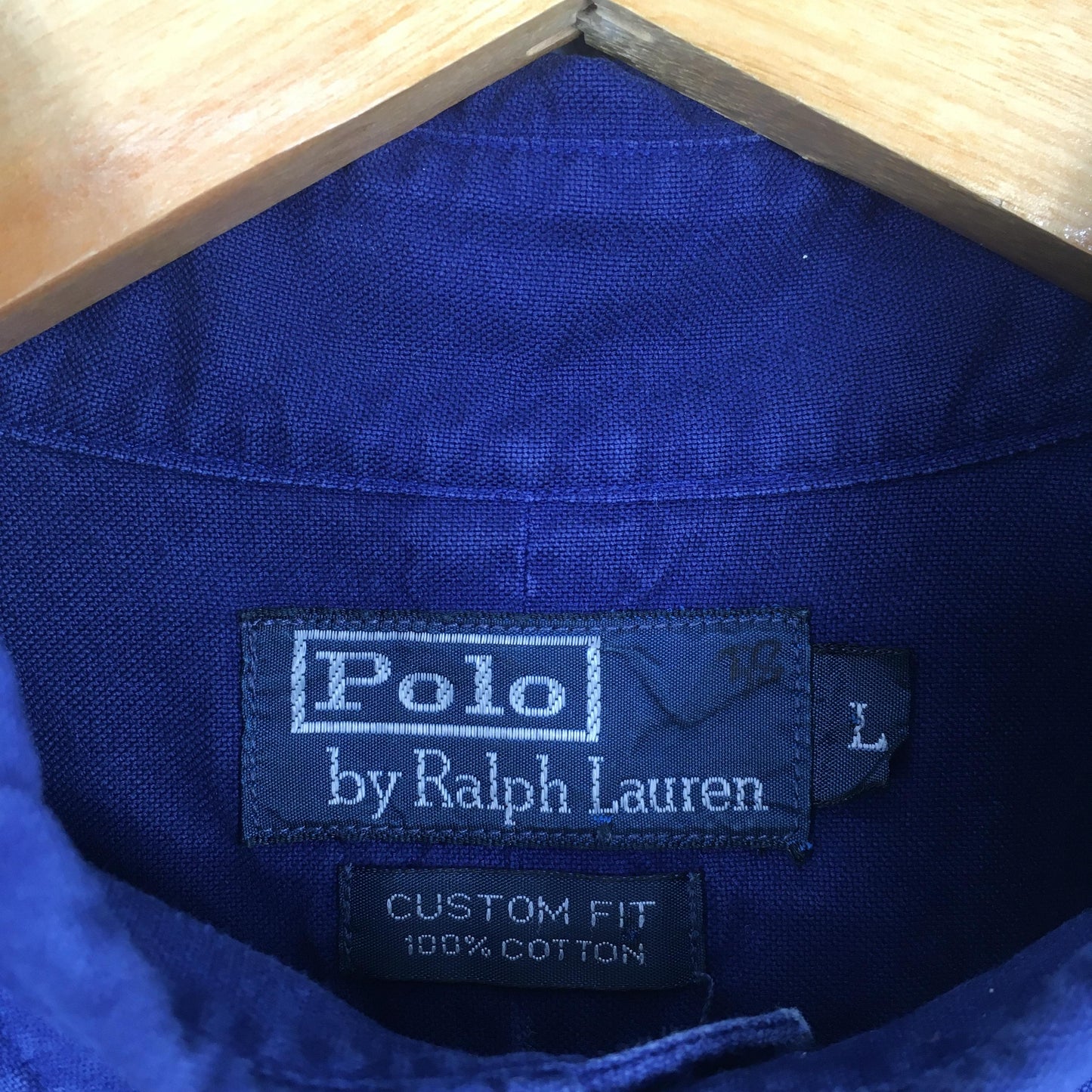 Polo Ralph Lauren Indigo Blue Shirt Large