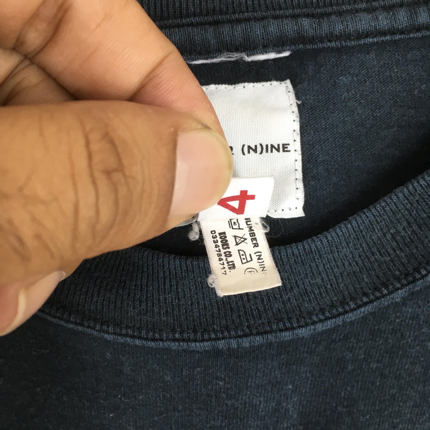 Number (N)ine New Decade Black T shirt Large