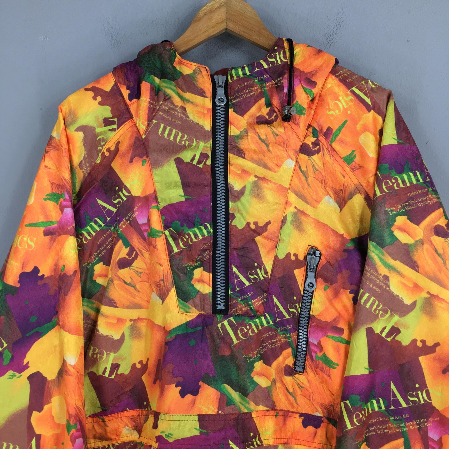 Asics Japan Snow Gear Ski Wear Jacket Hoodie XLarge