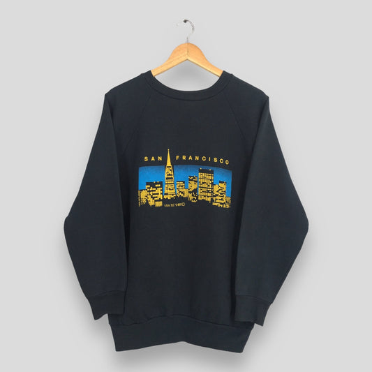 San Francisco California Black Sweatshirt L