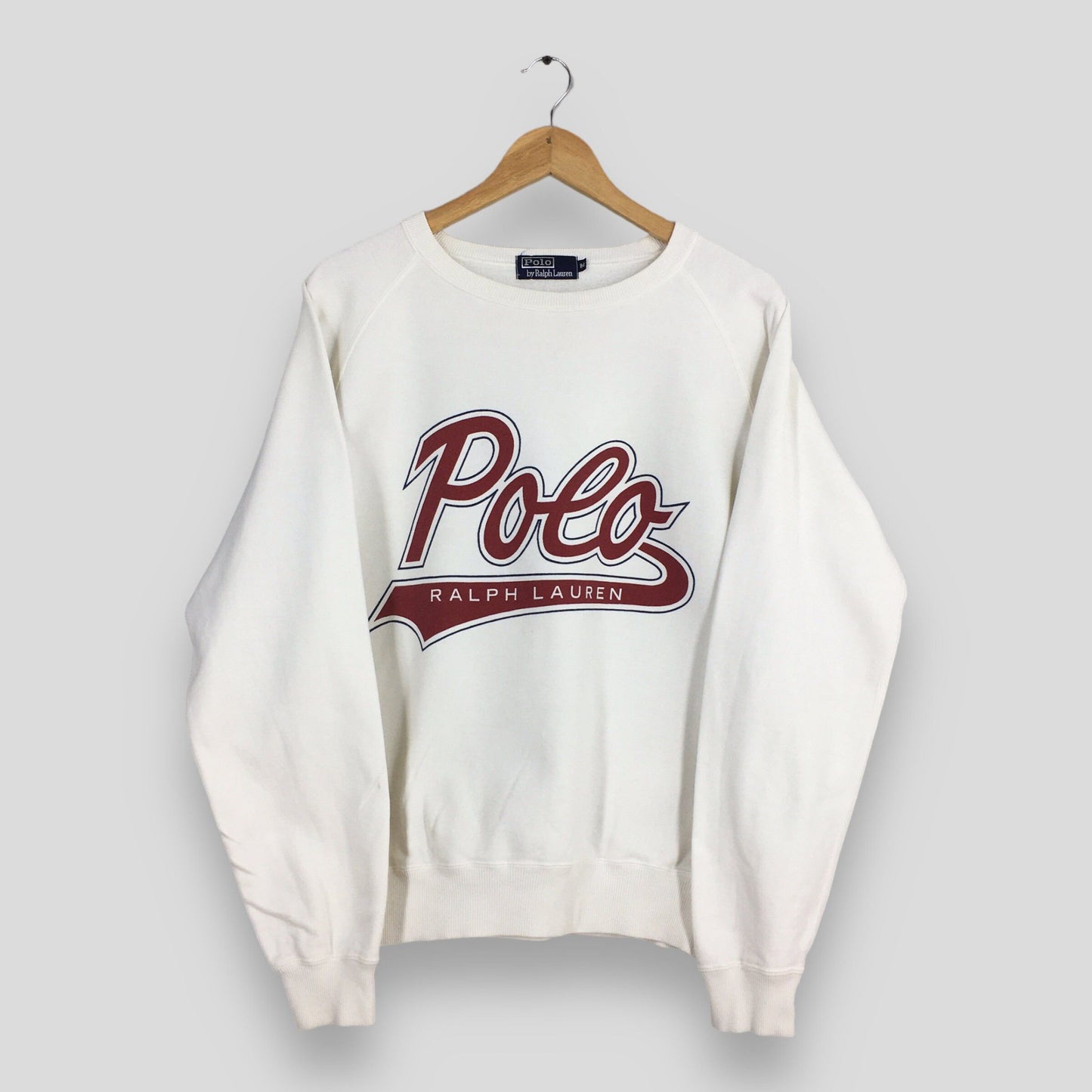 Polo Ralph Lauren White Sweater Medium