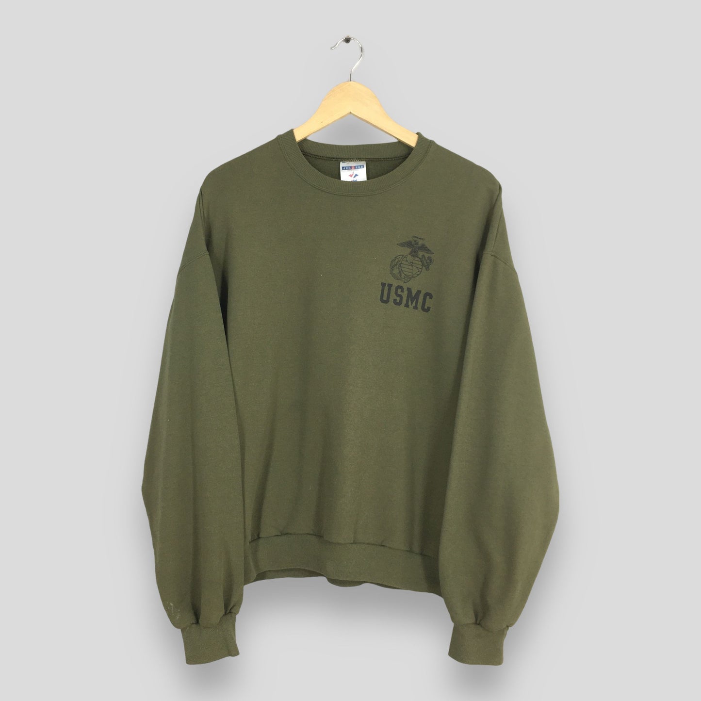 Usmc Marines Green Sweatshirt Large