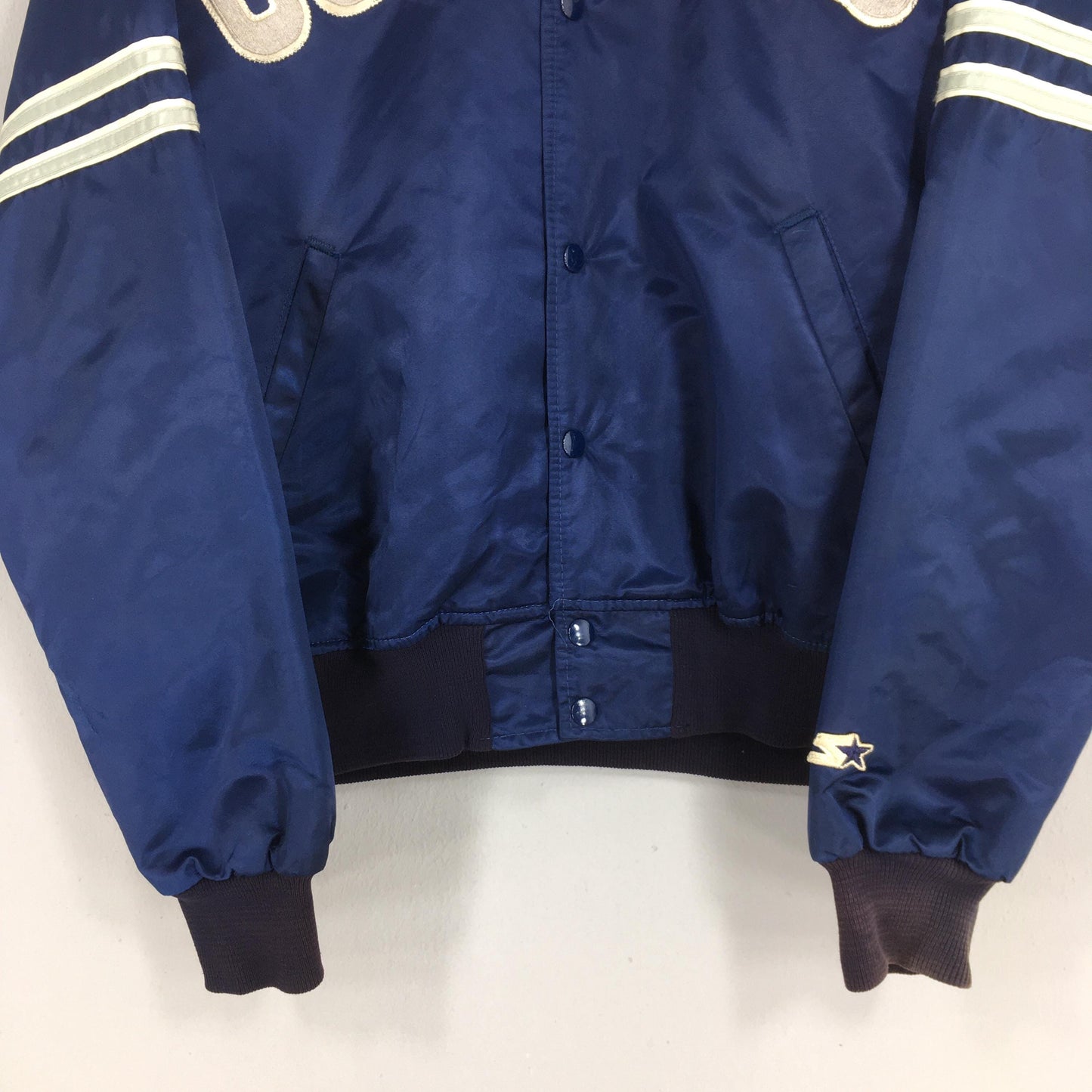 Dallas Cowboys NFL Varsity Satin Jacket Large
