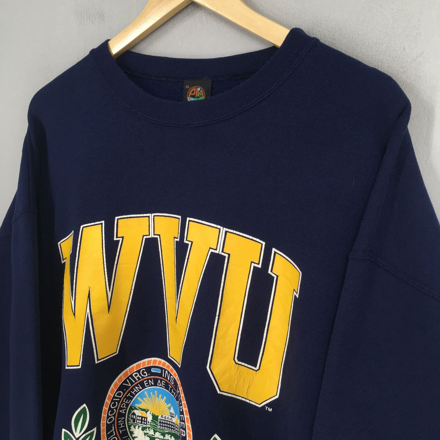 West Virginia University WVU Blue Sweatshirt XLarge