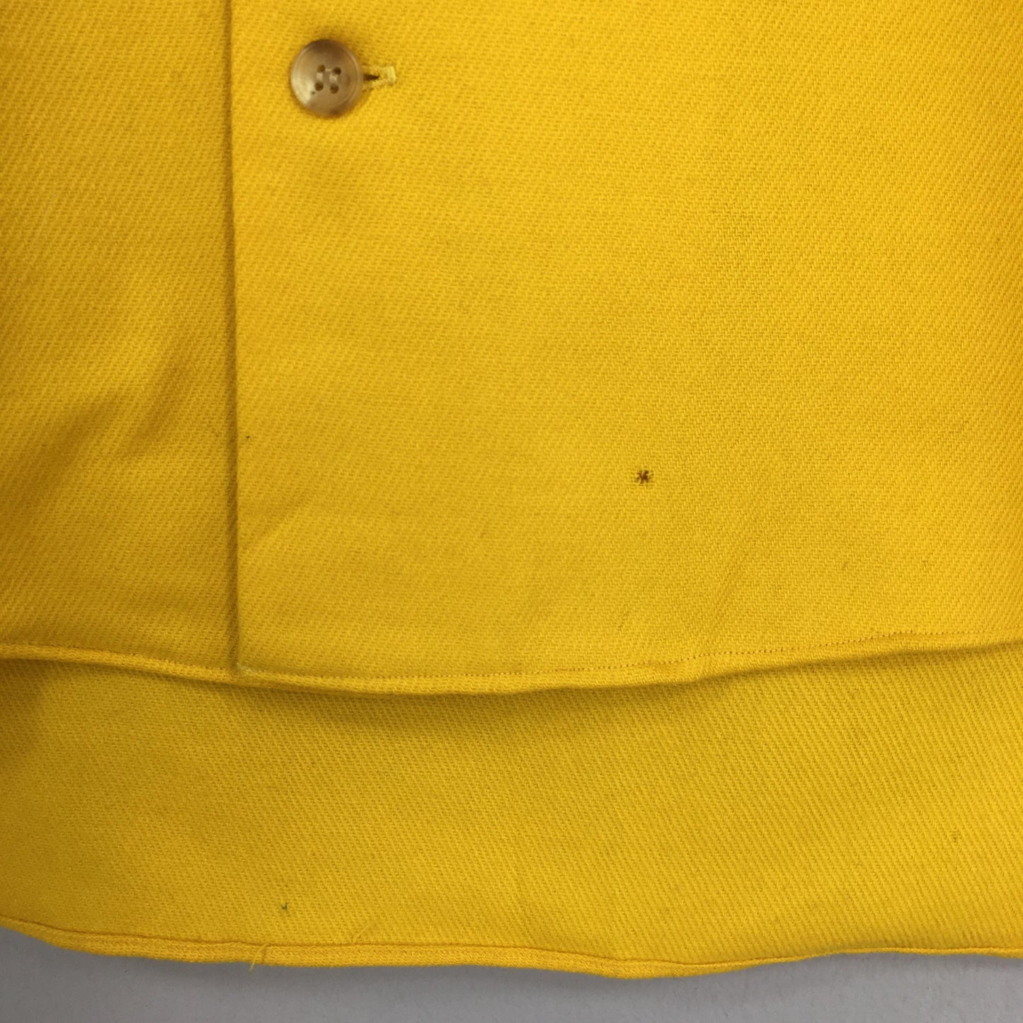 Ys For Men Yohji Yamamoto Laine Wool Shirt XLarge