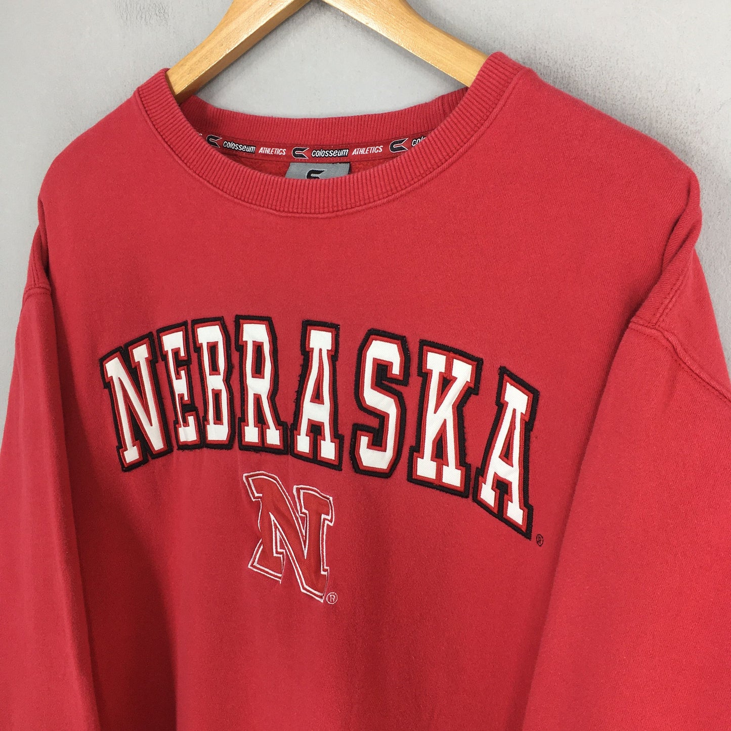 Nebraska State Red Sweatshirts XLarge