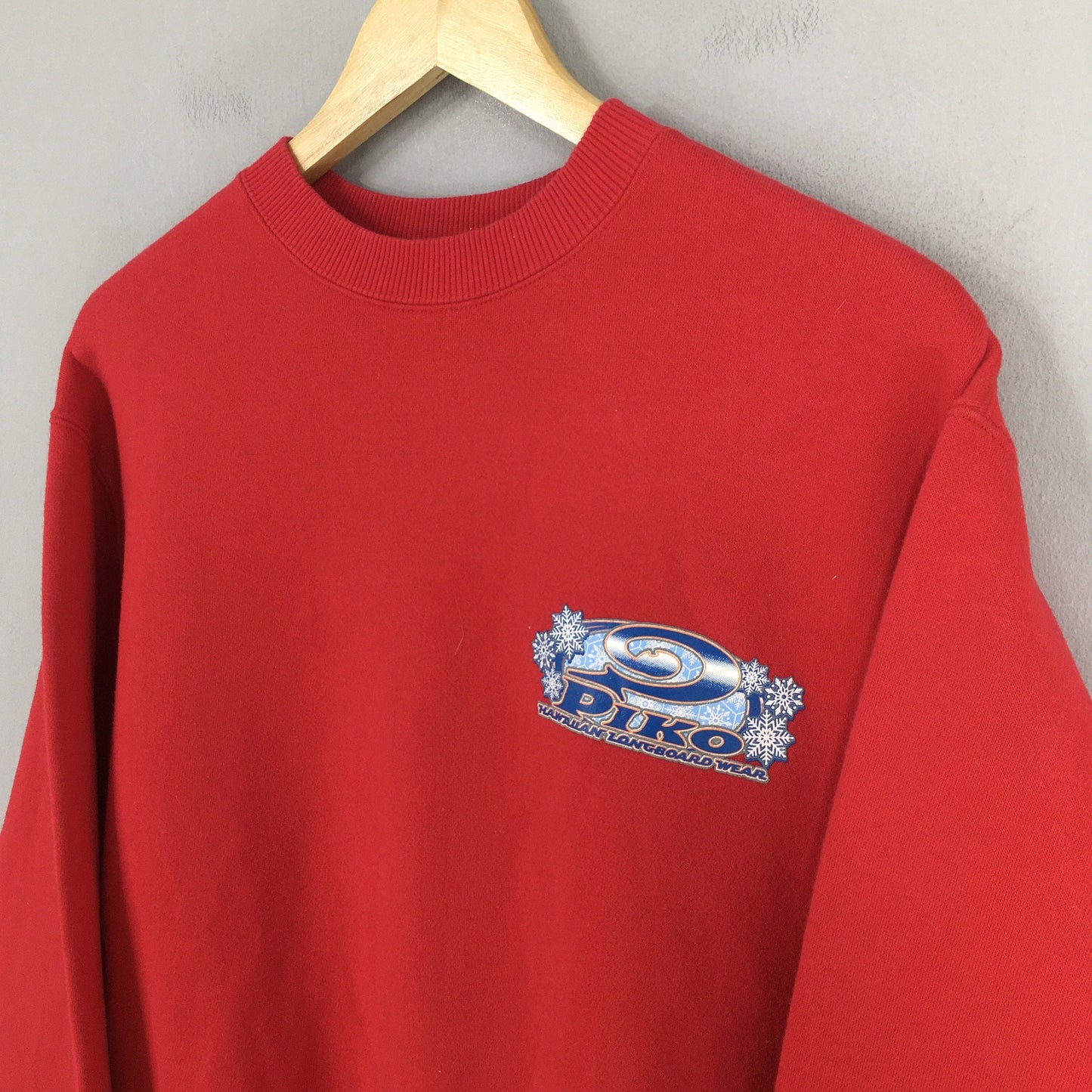 Piko Surf Red Sweatshirt Medium