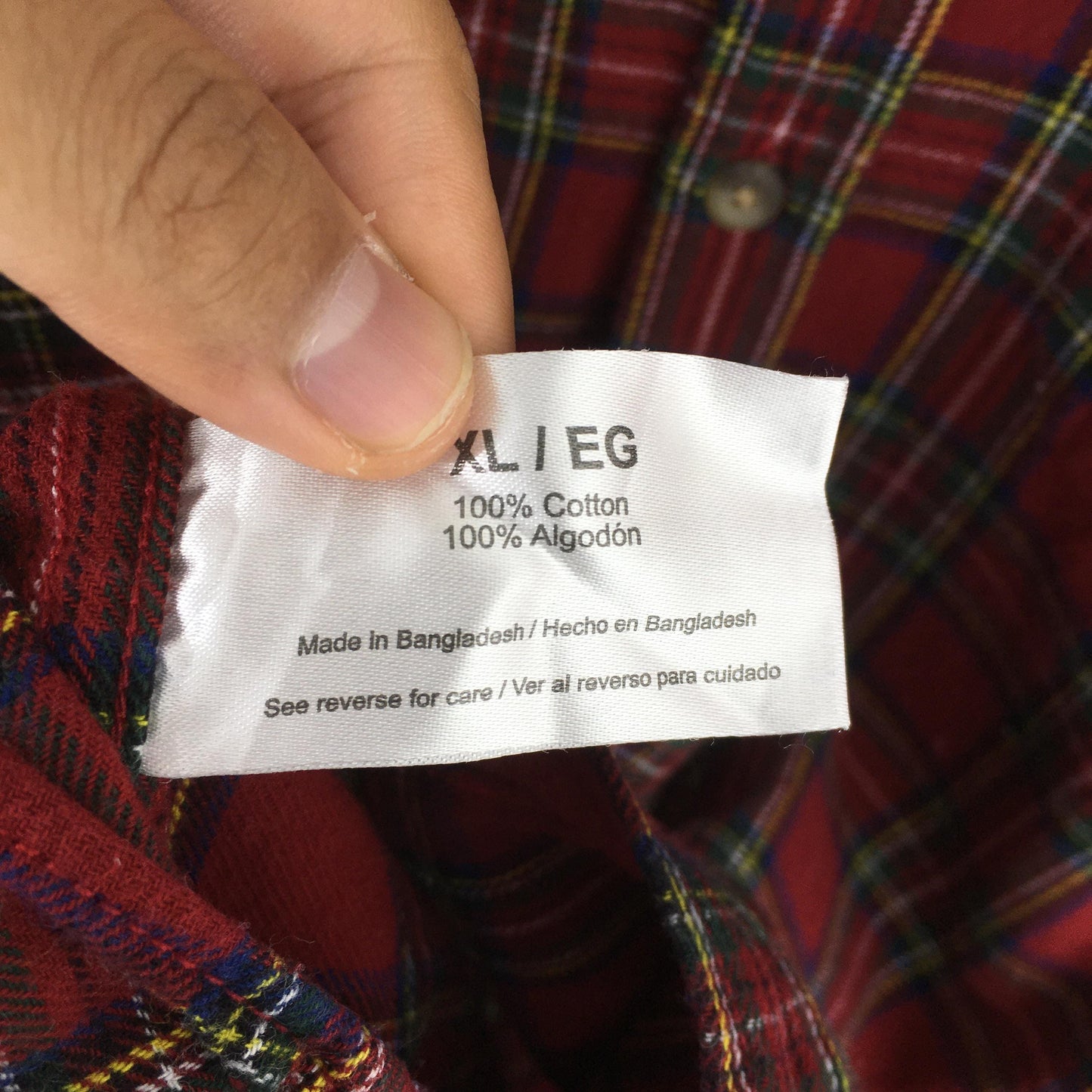 Eddie Bauer Plaid Checkered Flannel XLarge