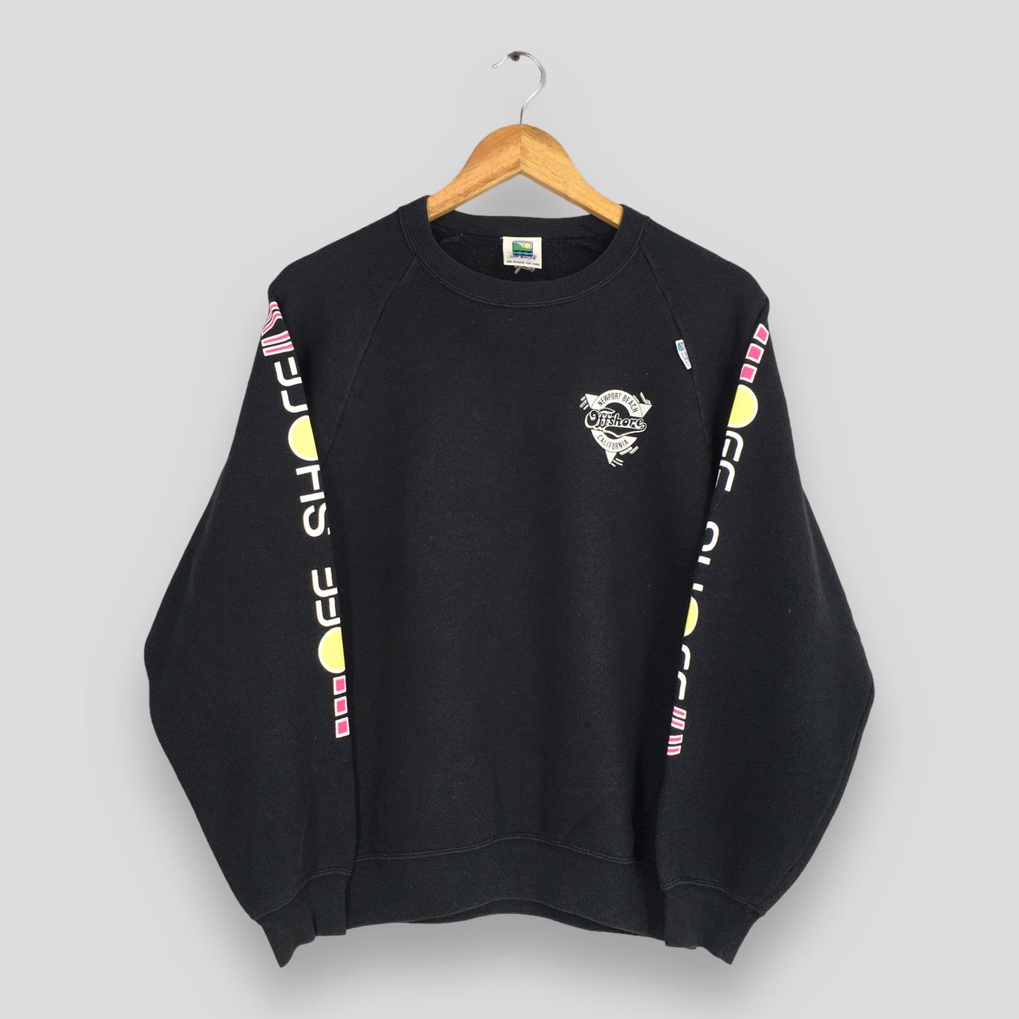 Offshore Surf Black Sweatshirt Medium