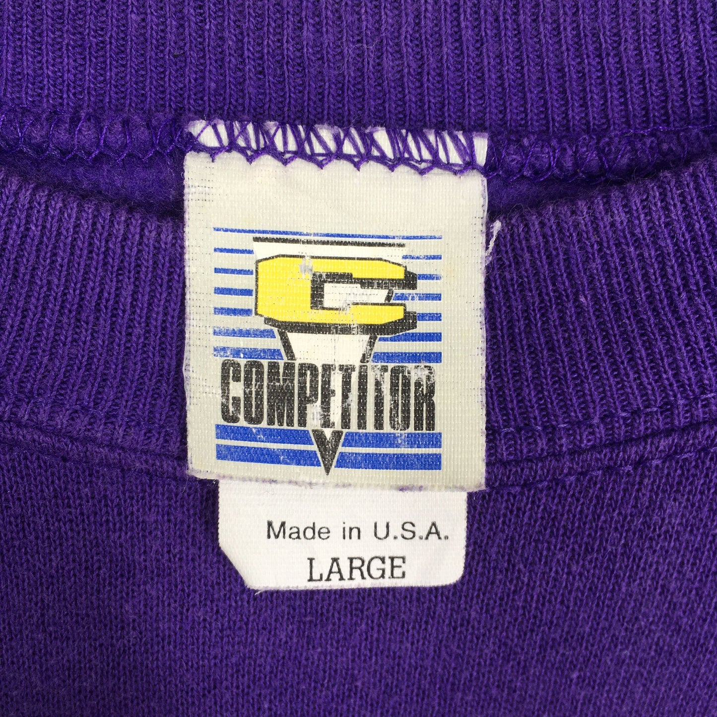 Minnesota Vikings NFL Rugby Purple Sweatshirt Large