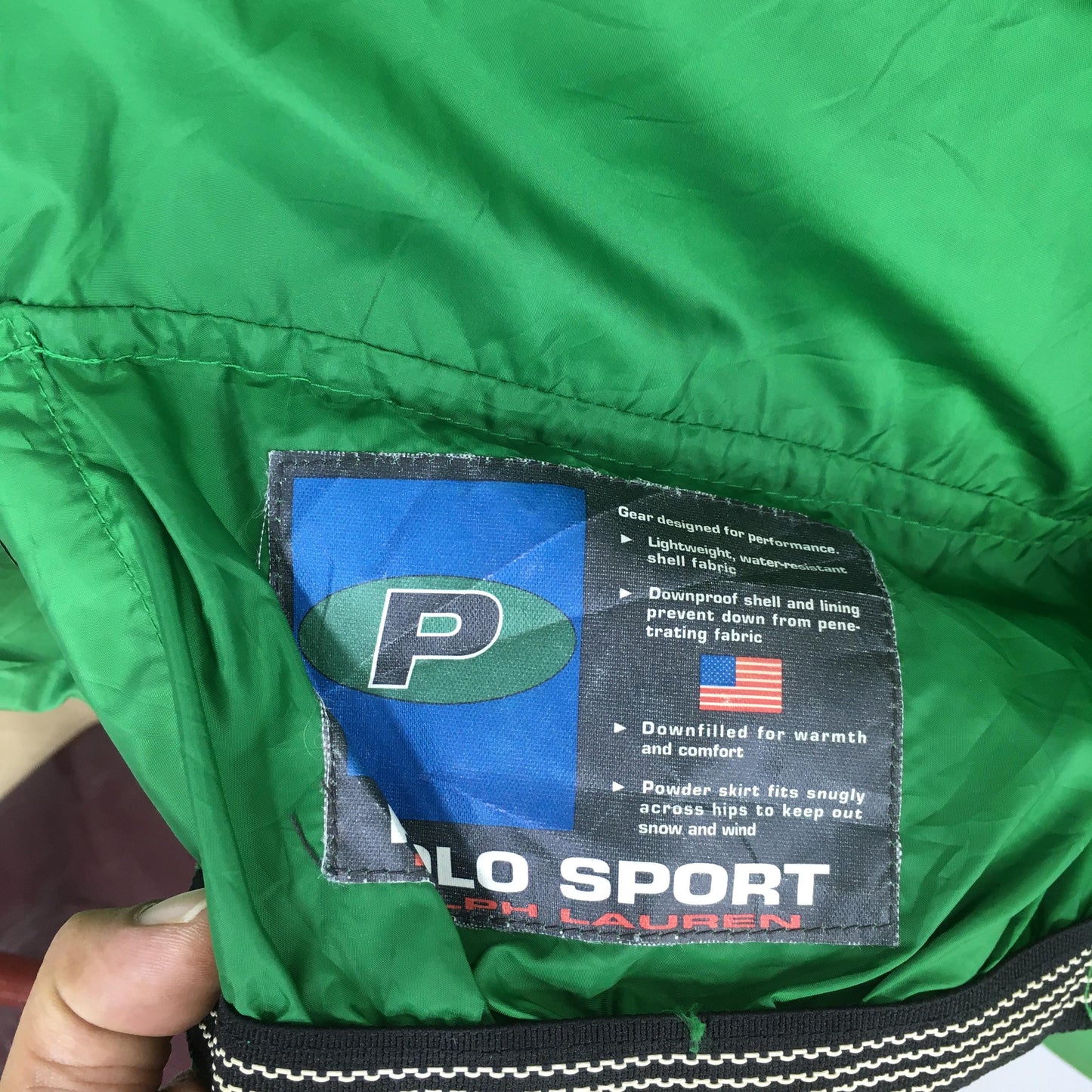 Polo Sport Puffer Bomber Jacket Medium