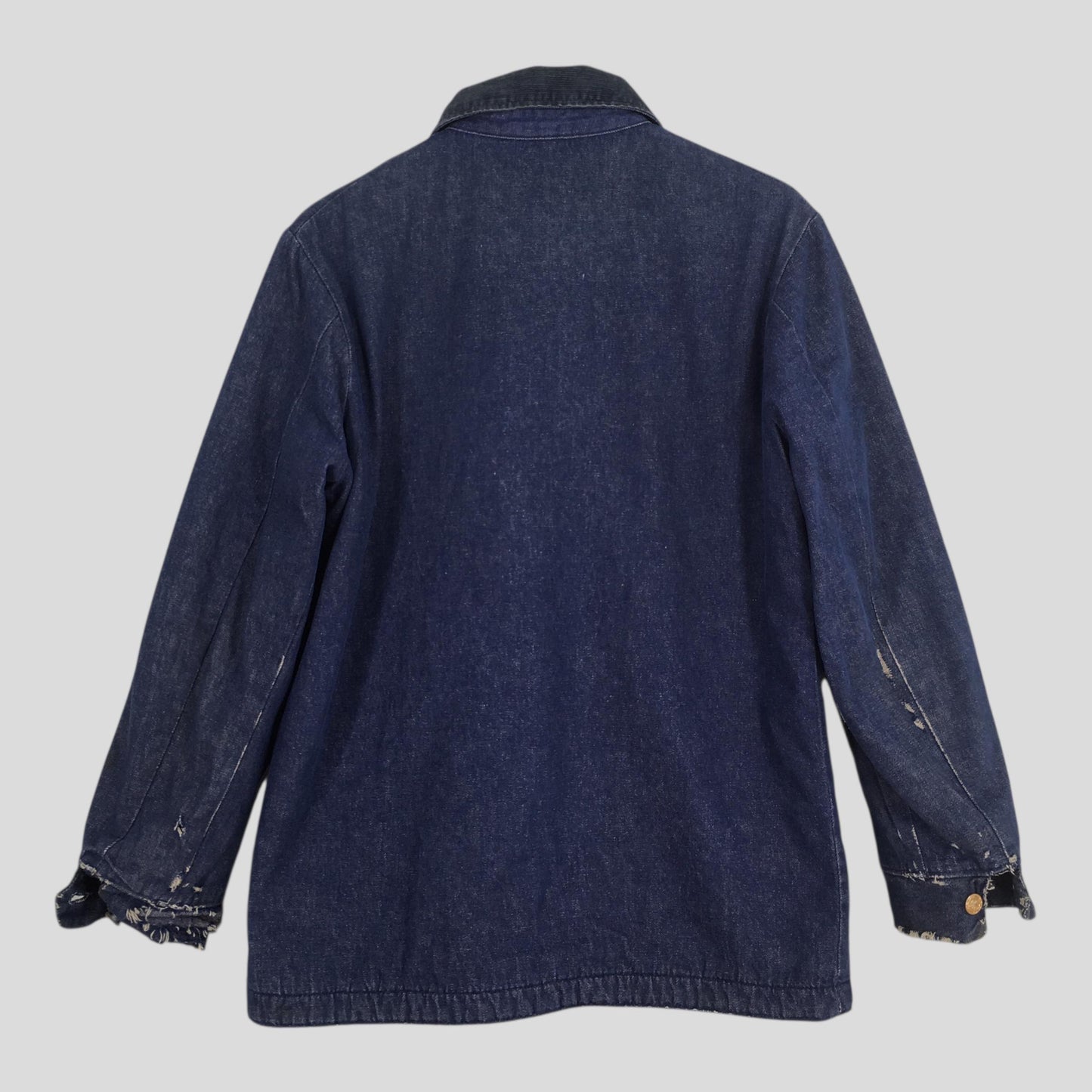 Wrangler Sanforized Blue Chore Denim Jacket Medium