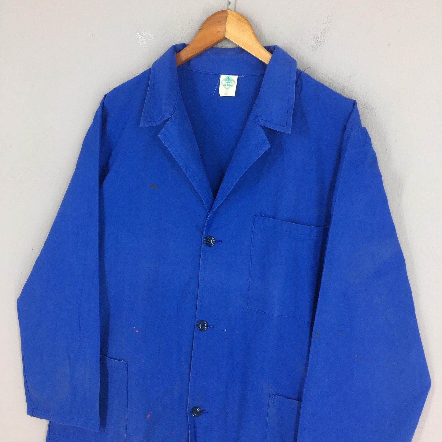 Viltom Frenchwork Sanforized Indigo Blue Jacket Large