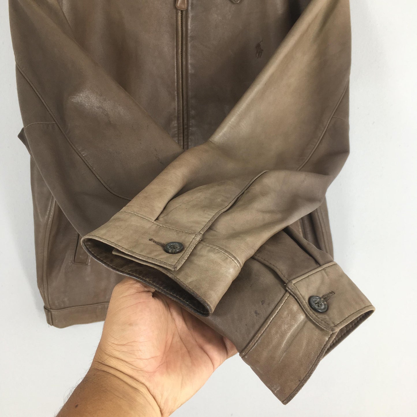 Polo Ralph Lauren Leather Jacket Large