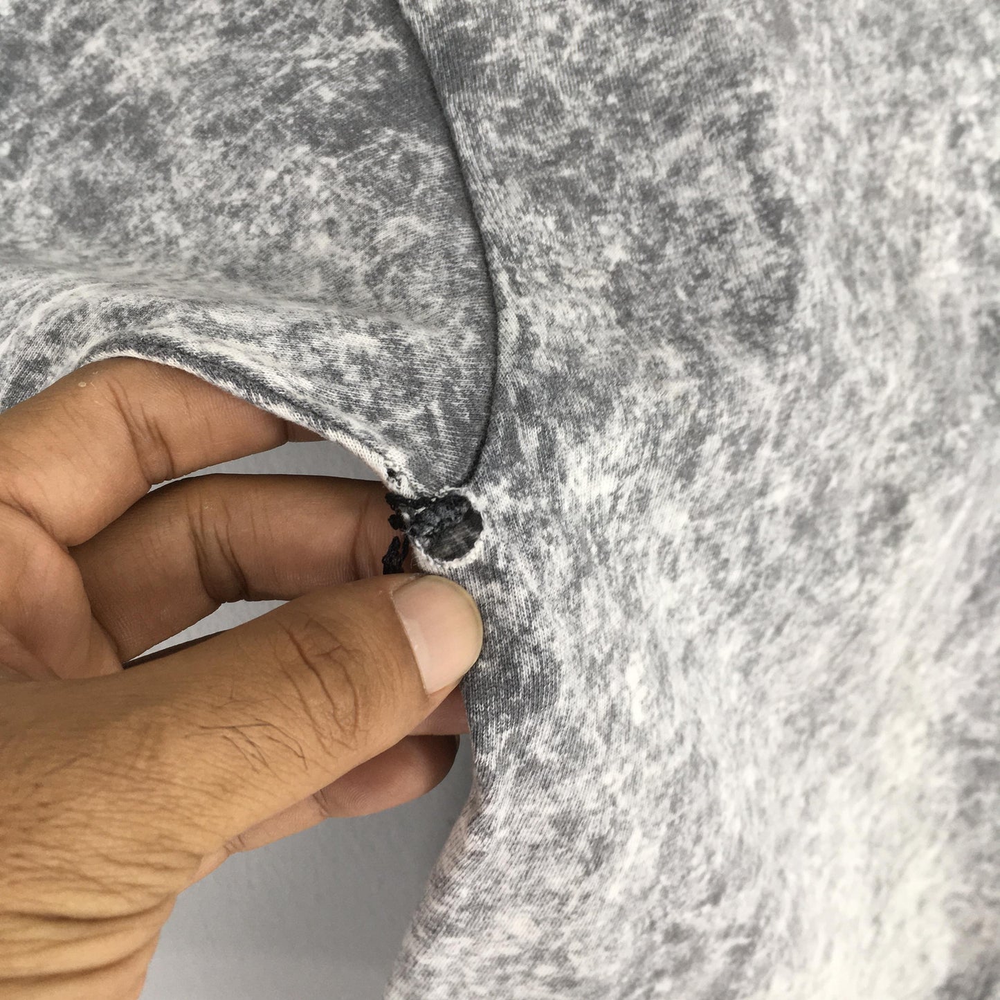 Air Force Retro Series Overdyed Gray T shirt Large