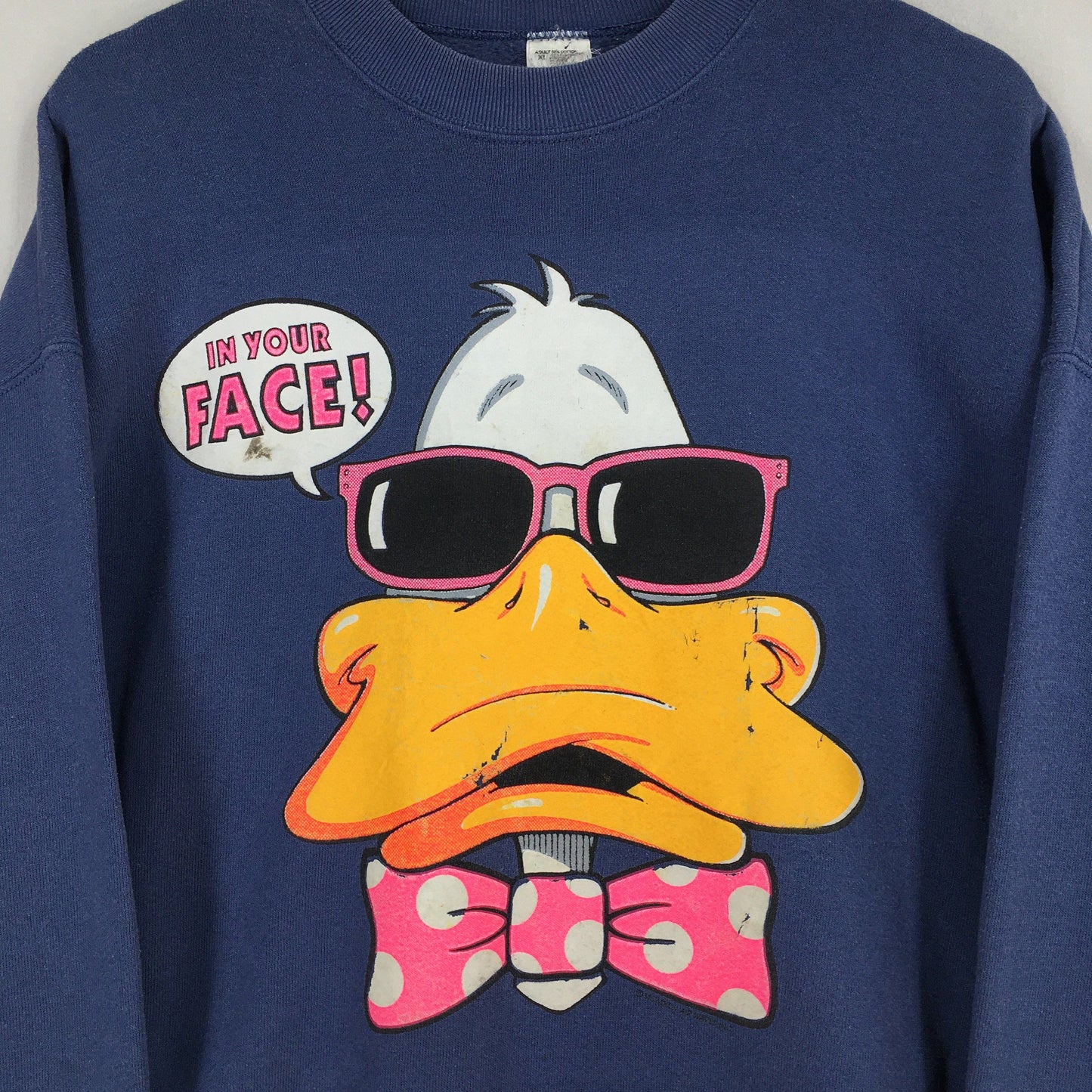 Donald Duck Disney Blue Sweatshirt XLarge