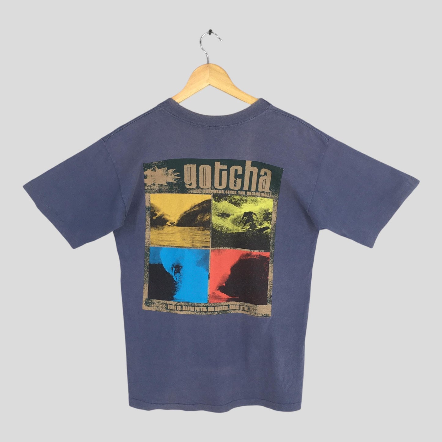 Gotcha Hawaii Surf Blue T shirt Medium