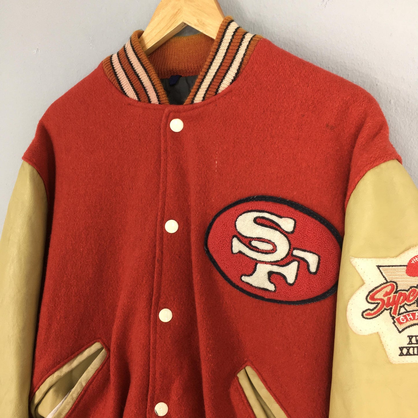 San Francisco 49ers NFL Wool Jacket Large