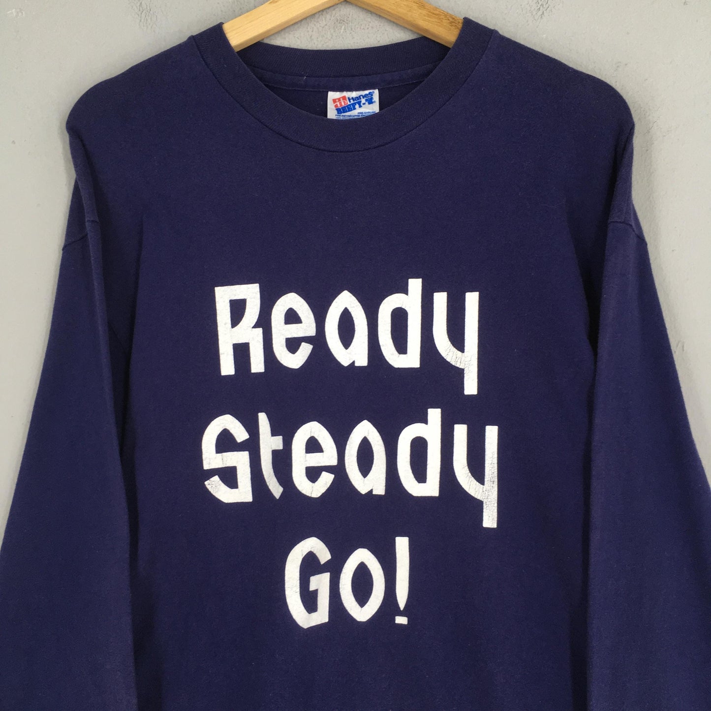 Ready Steady Go Long Sleeve T shirt Large