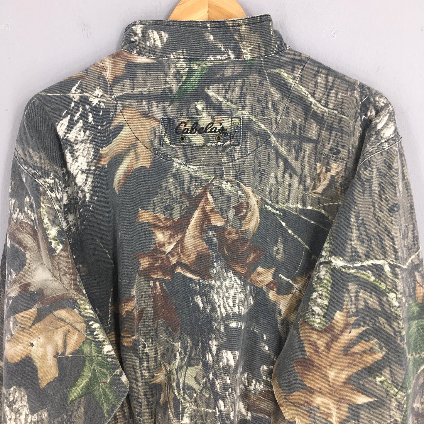 Cabela's Mossy Oak Tree Camo Zipper Jacket Medium