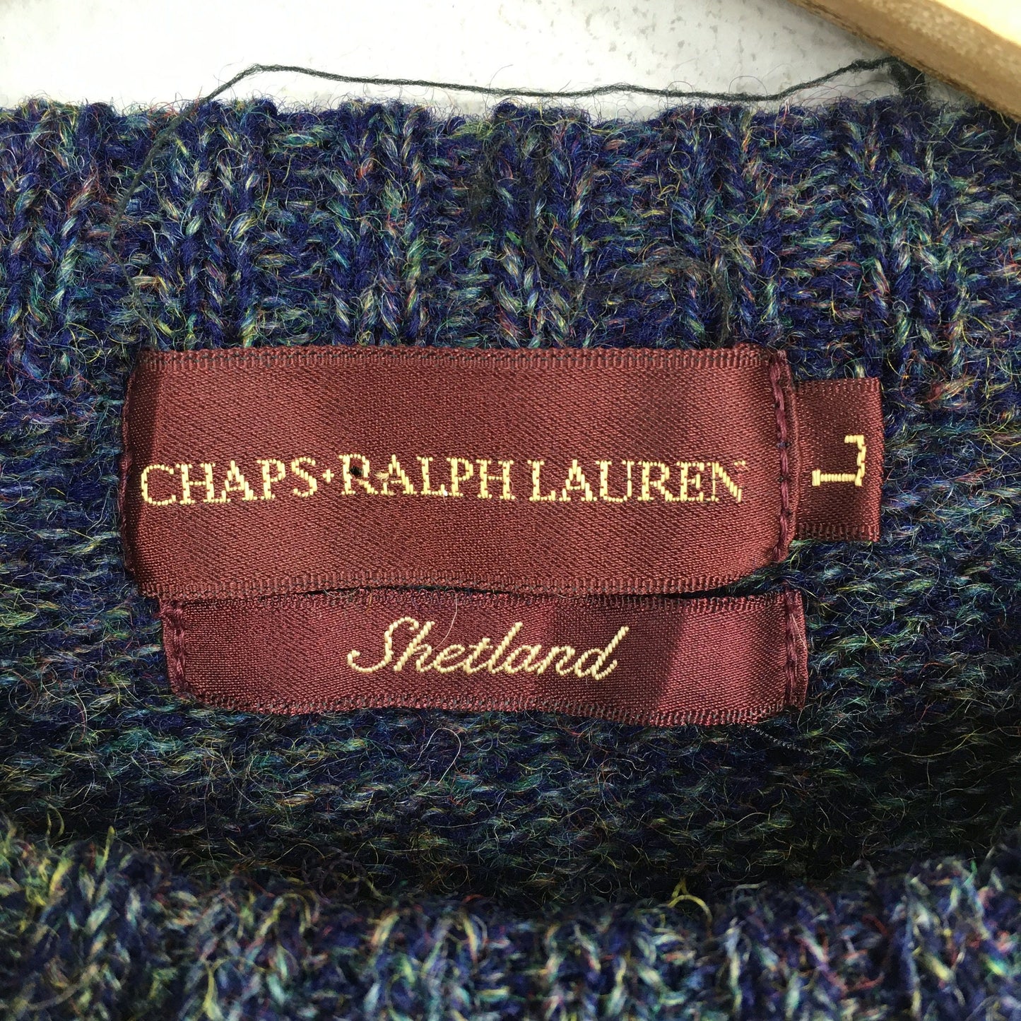 Chaps Ralph Lauren Knitwear Shetland Crewneck Large