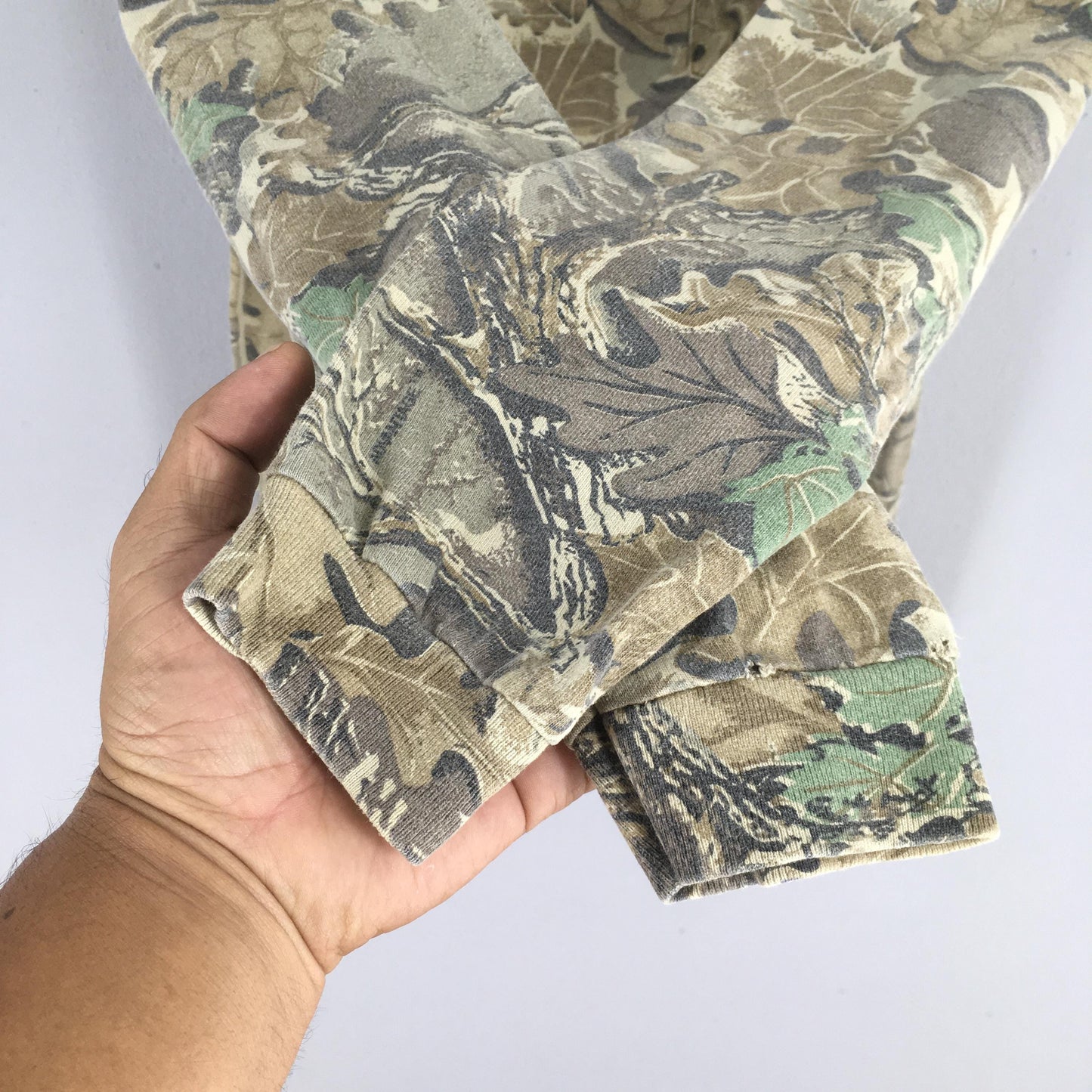 90s Real Tree Camo Longsleeve Tshirt Large