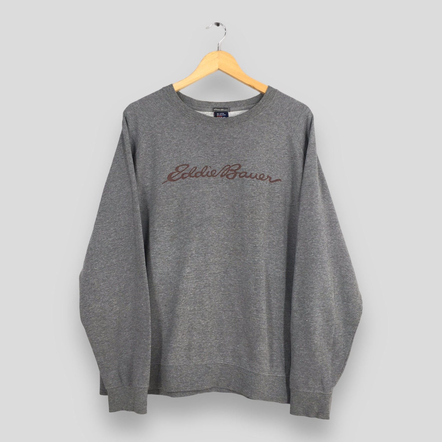 Eddie Bauer Outdoor Gray Sweatshirt Large