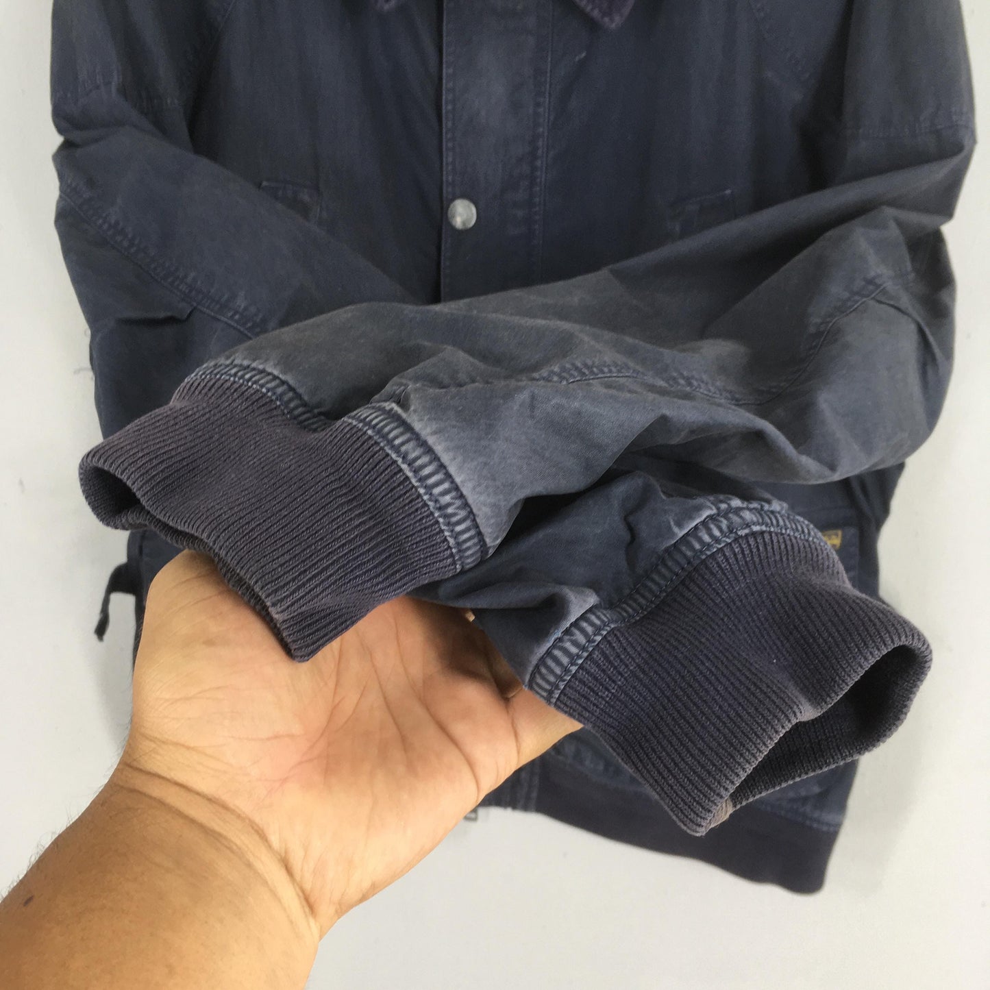 90s Polo Ralph Lauren Chore Canvas Blue Jacket XLarge