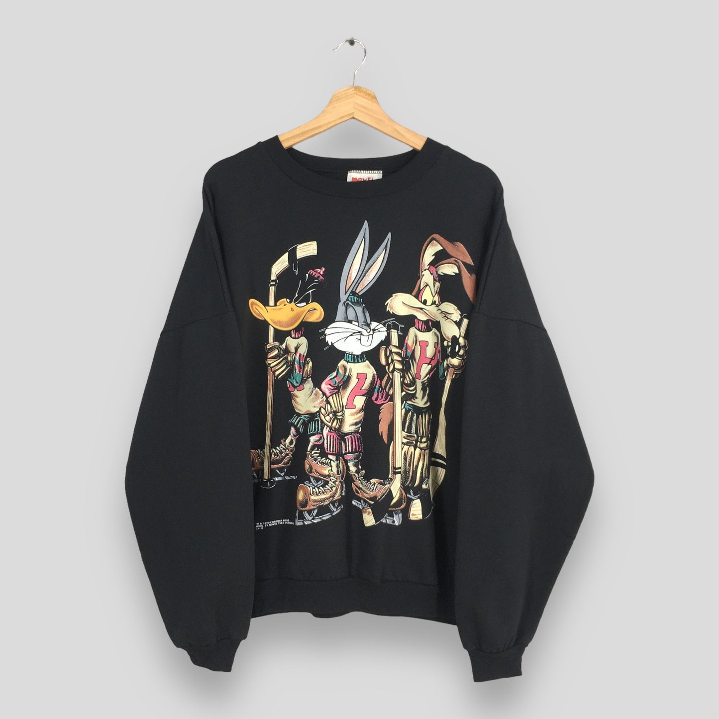 Looney Tunes NHL Hockey Sweatshirt XLarge