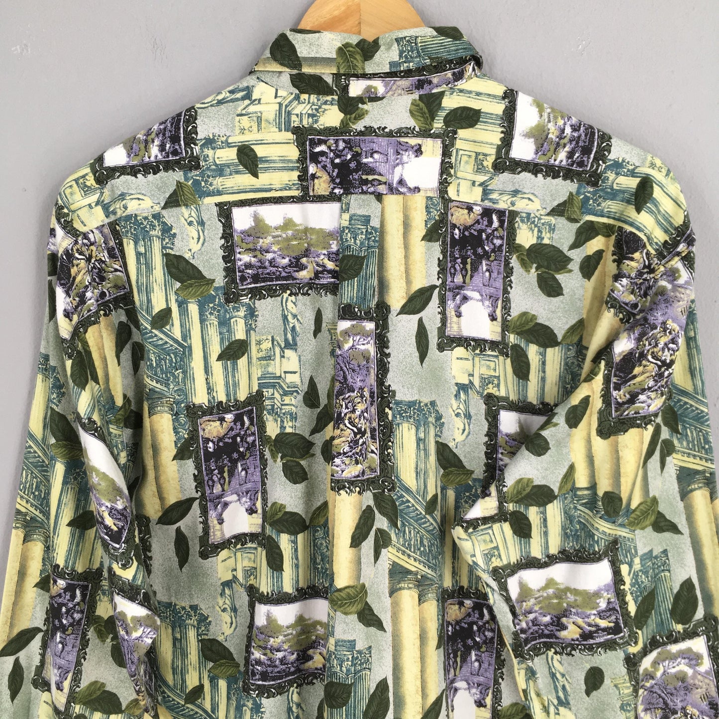 Modigliani Uomo Abstract Floral Shirt Large