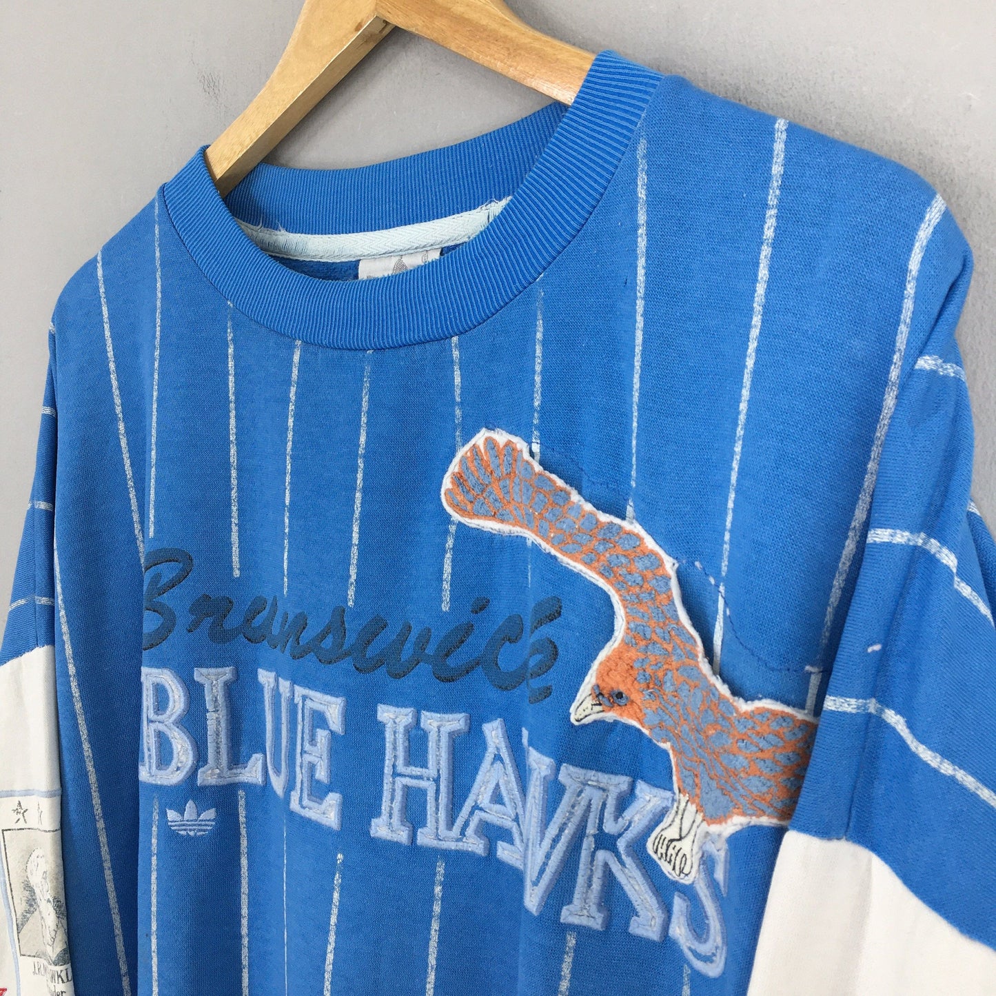 Brunswick Blue Hawks JR McHawklin Baseball XXL