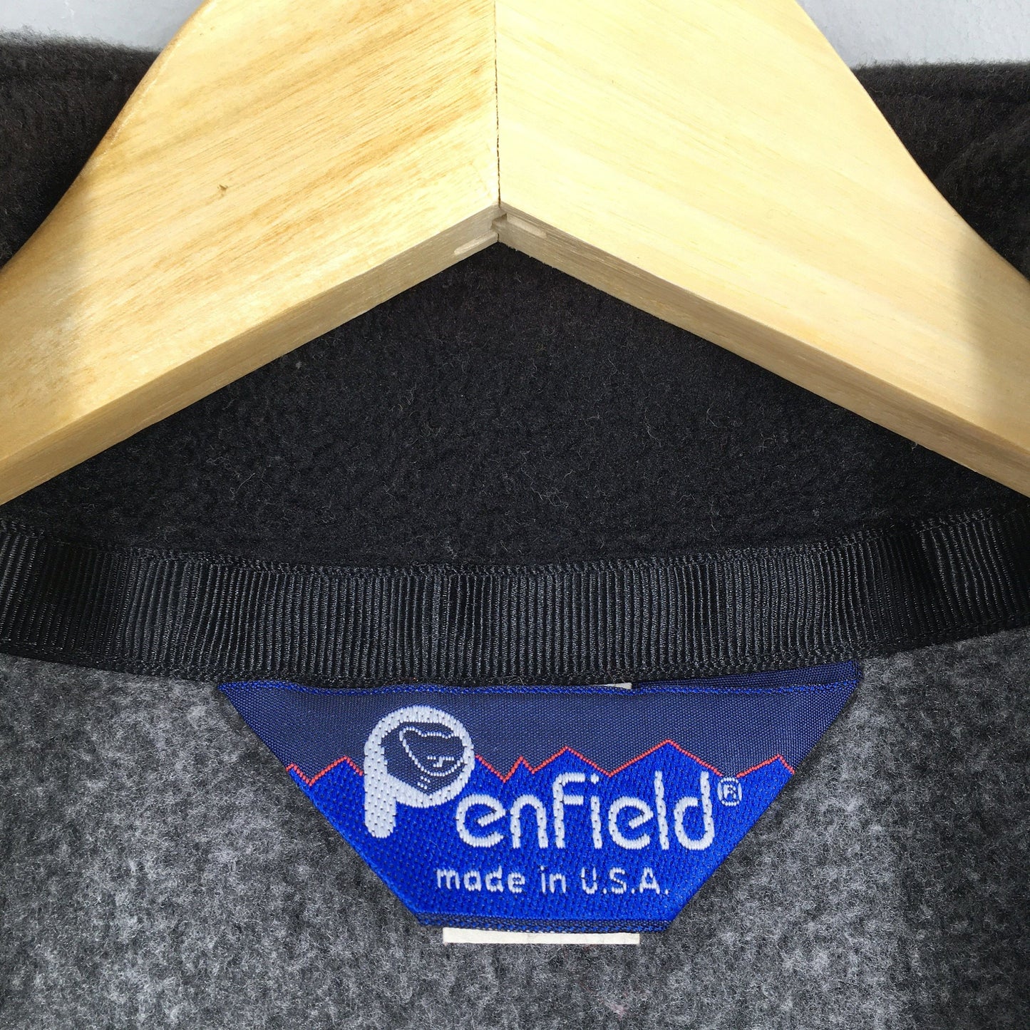 Penfield Gray Fleece Sweatshirt Large