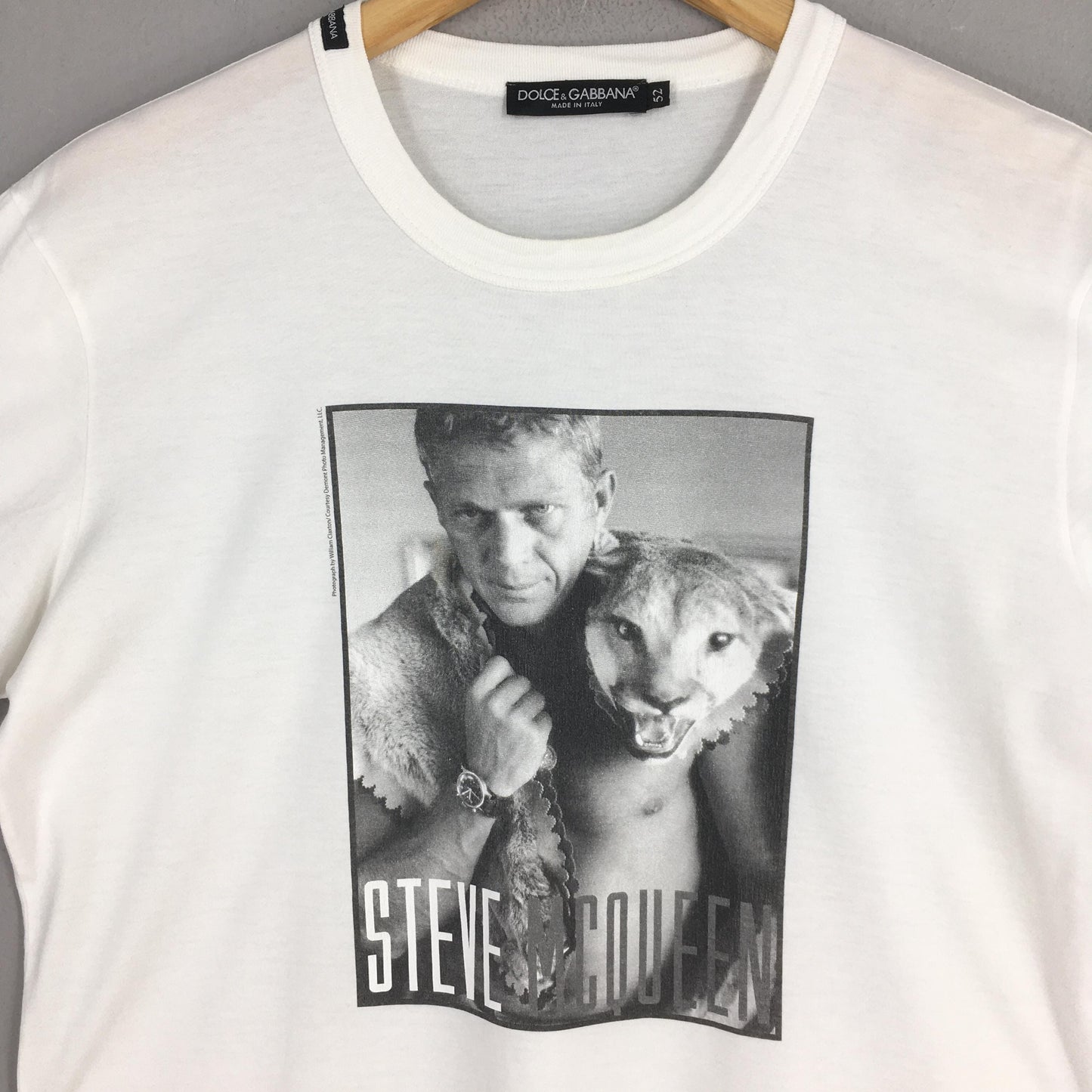 Dolce & Gabbana Steve McQueen White T shirt Medium
