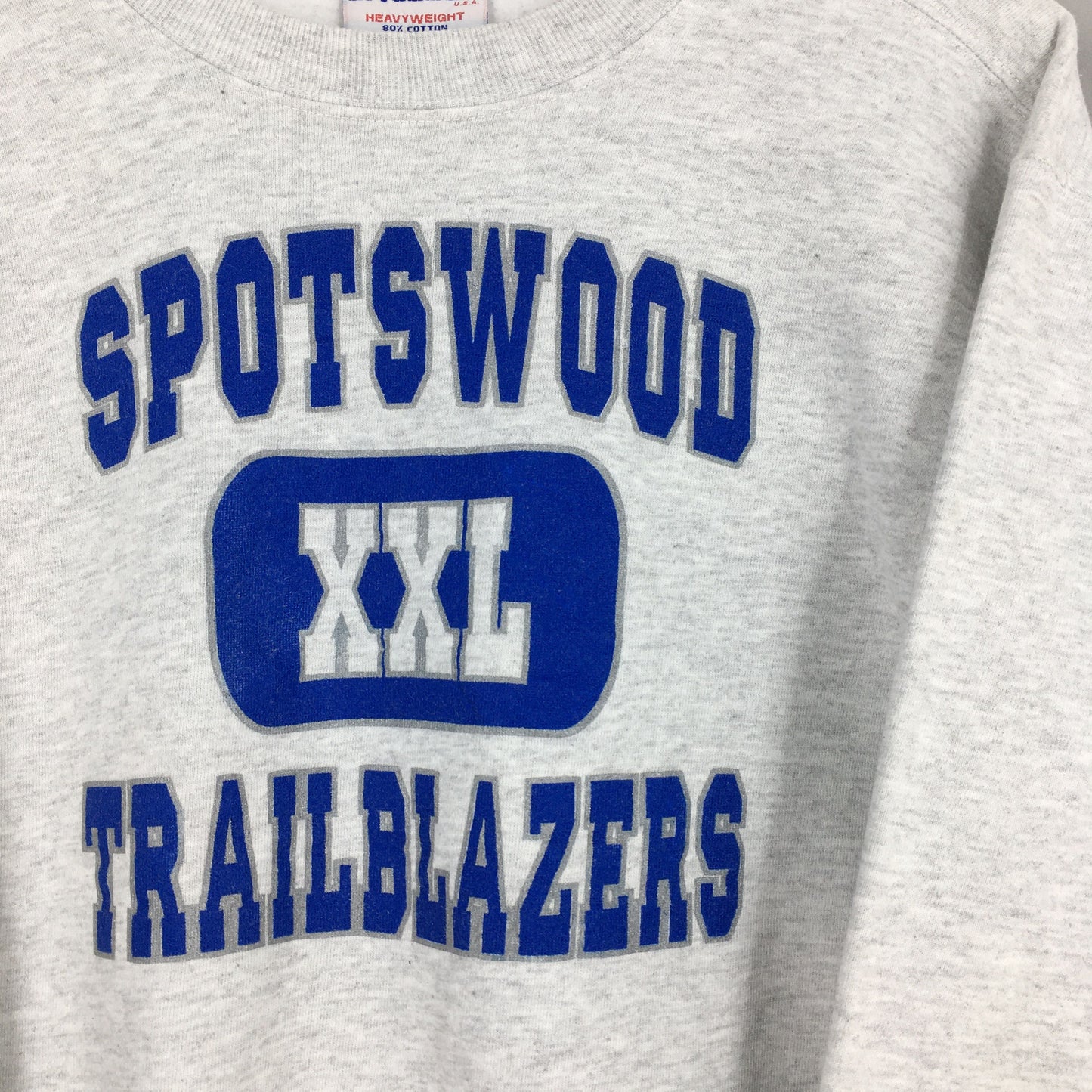 Spotswood Trailblazer XXL High School Gray Sweatshirt M