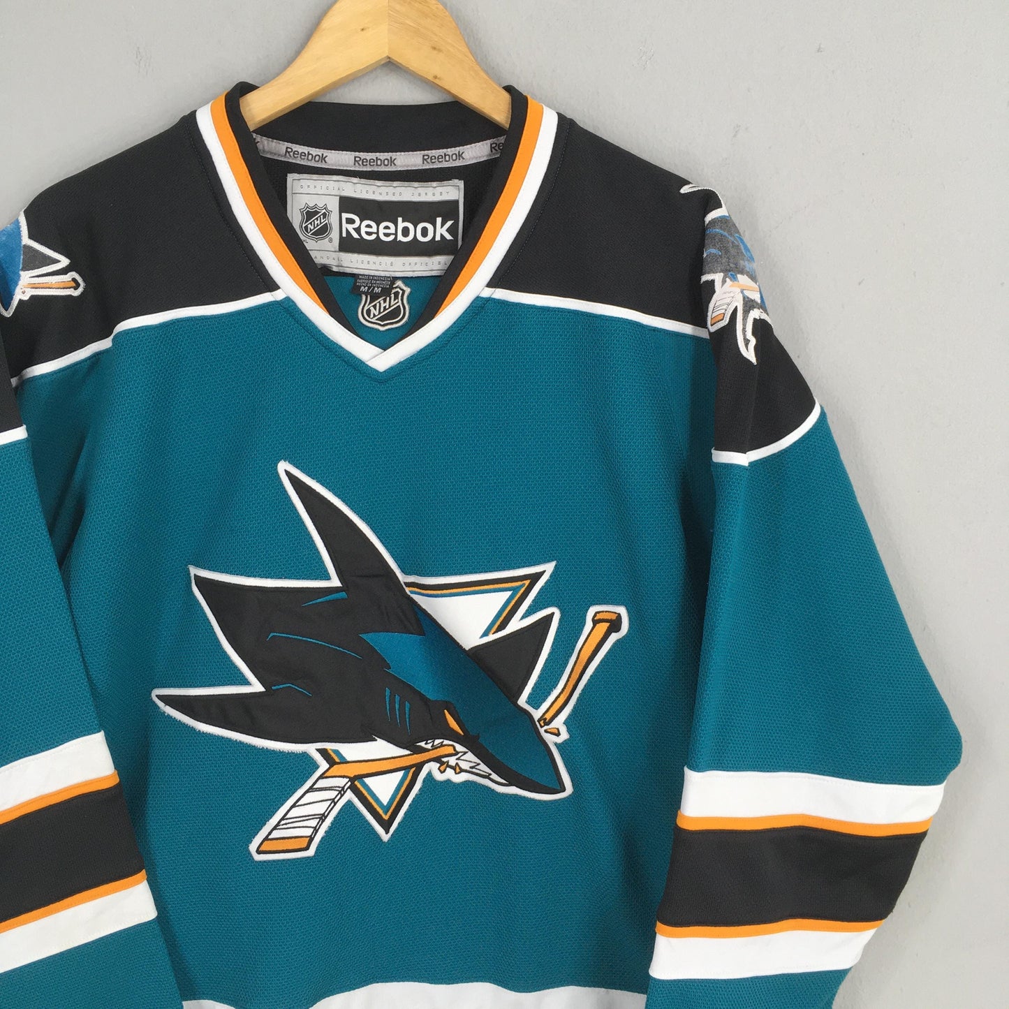 San Jose Sharks Jersey NHL Ice Hockey Jersey Medium