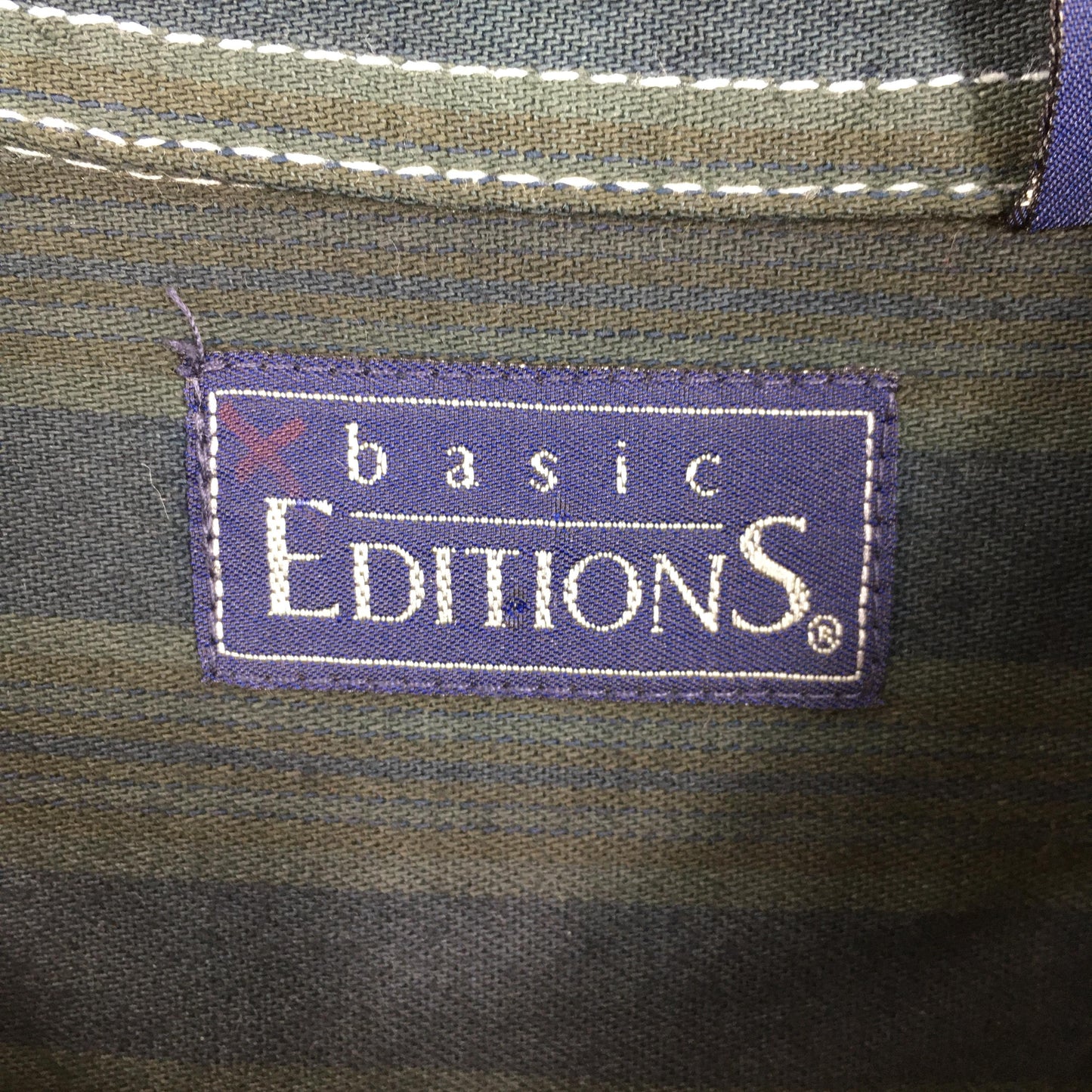 Basics Editions Multicolor Stripes Flannel Shirt Large