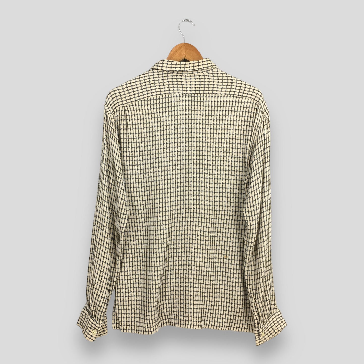 Mil Spec Checkered Gingham Flannel Shirt Medium