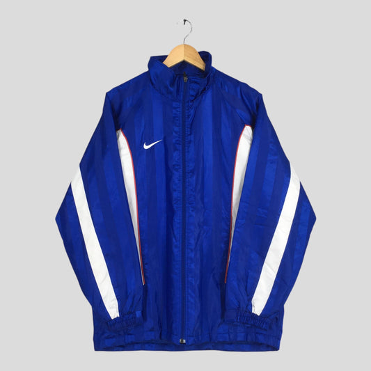 Nike Windbreaker Blue Hoodie Jacket Large