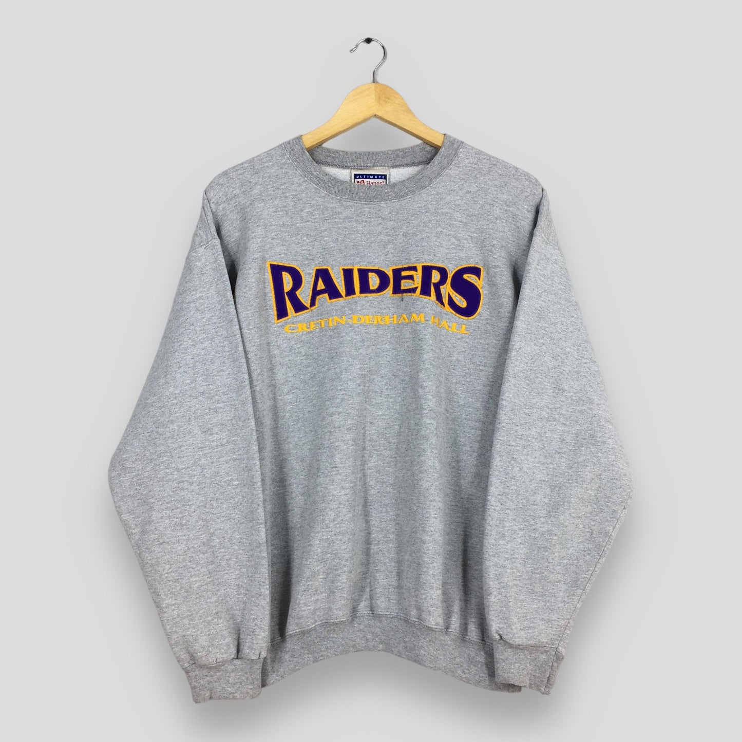 Raiders Football Gray Sweatshirt Medium