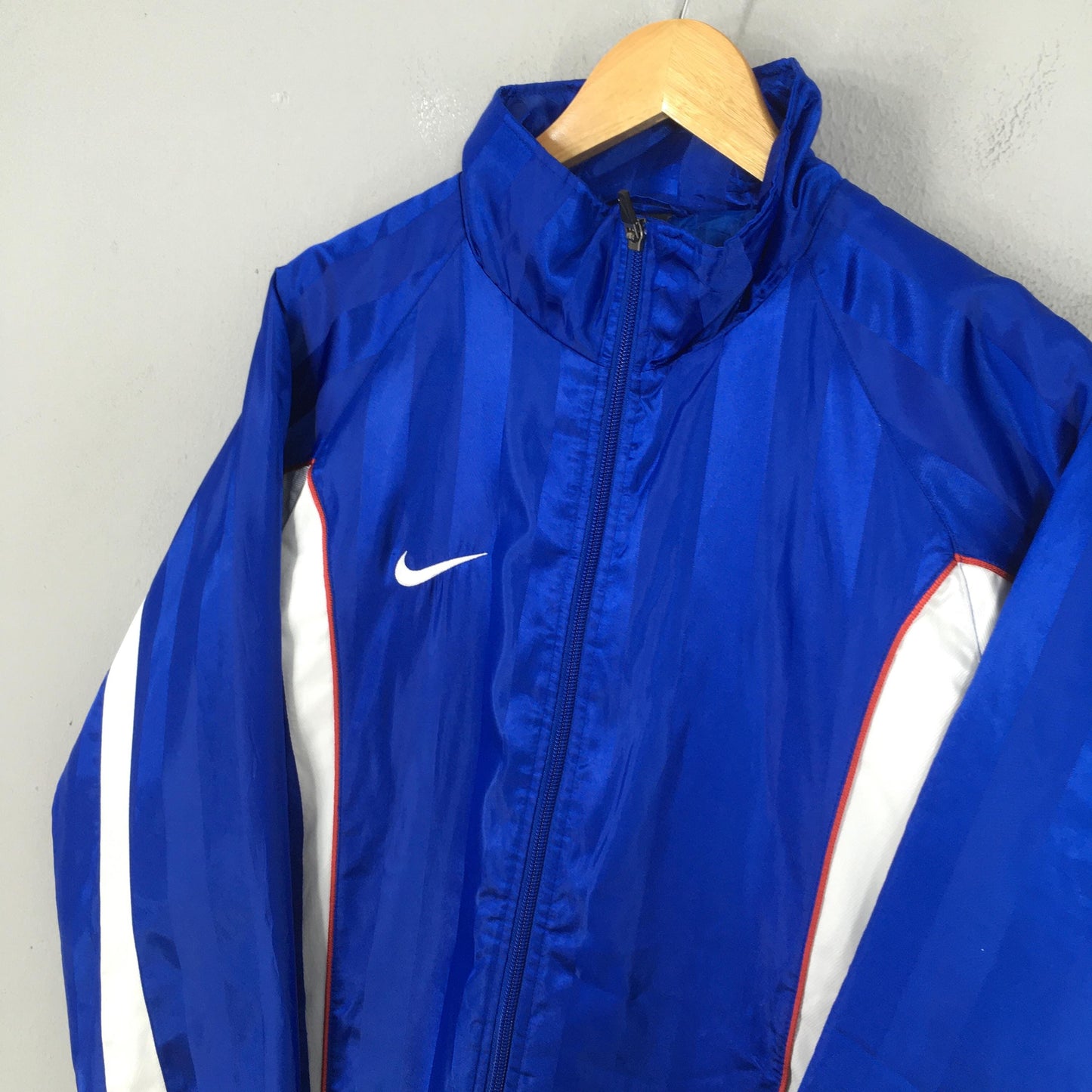Nike Windbreaker Blue Hoodie Jacket Large