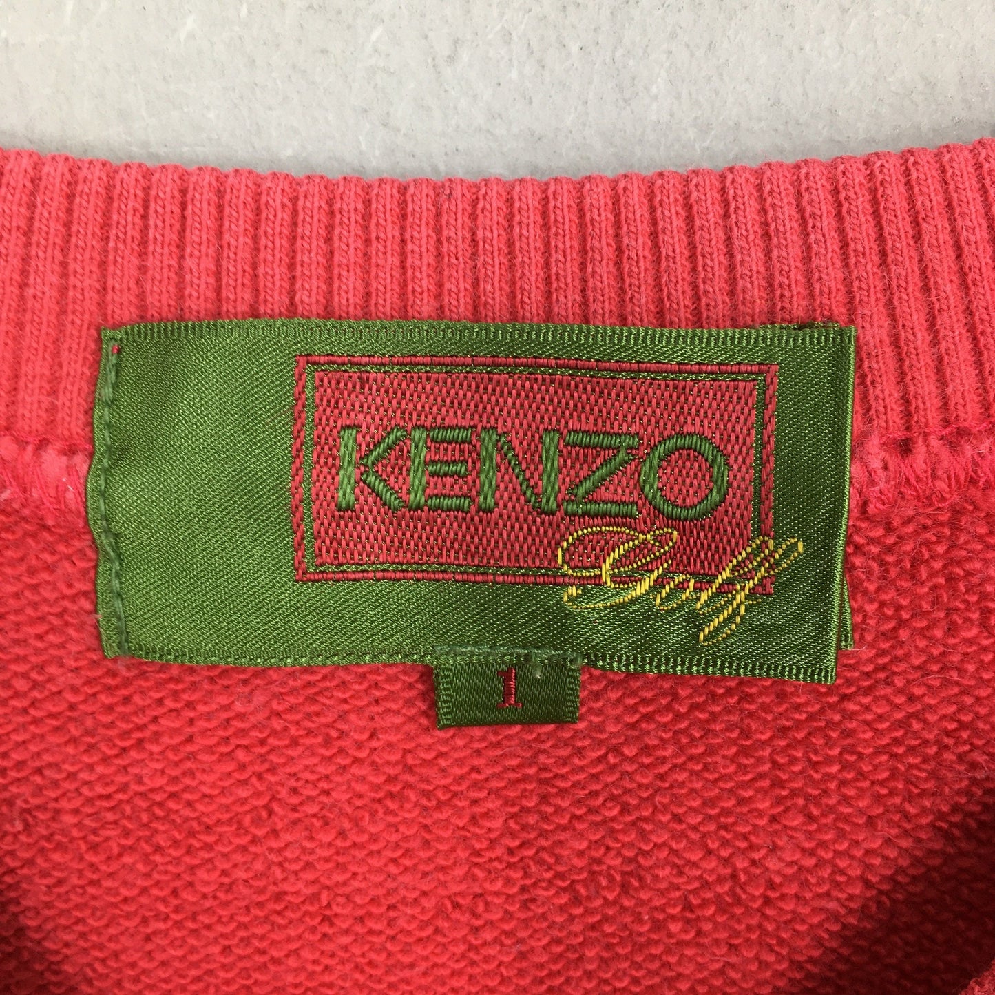 Kenzo Jeans Pink Sweatshirt Small