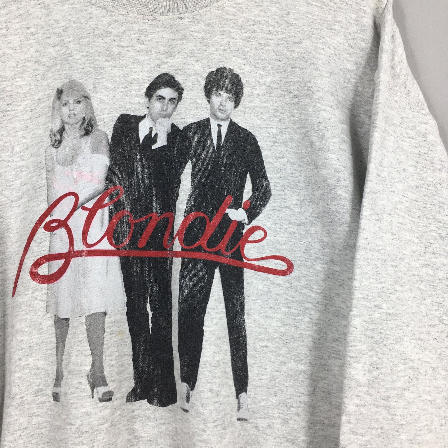 Blondie Rock Band Gray Sweatshirt Large