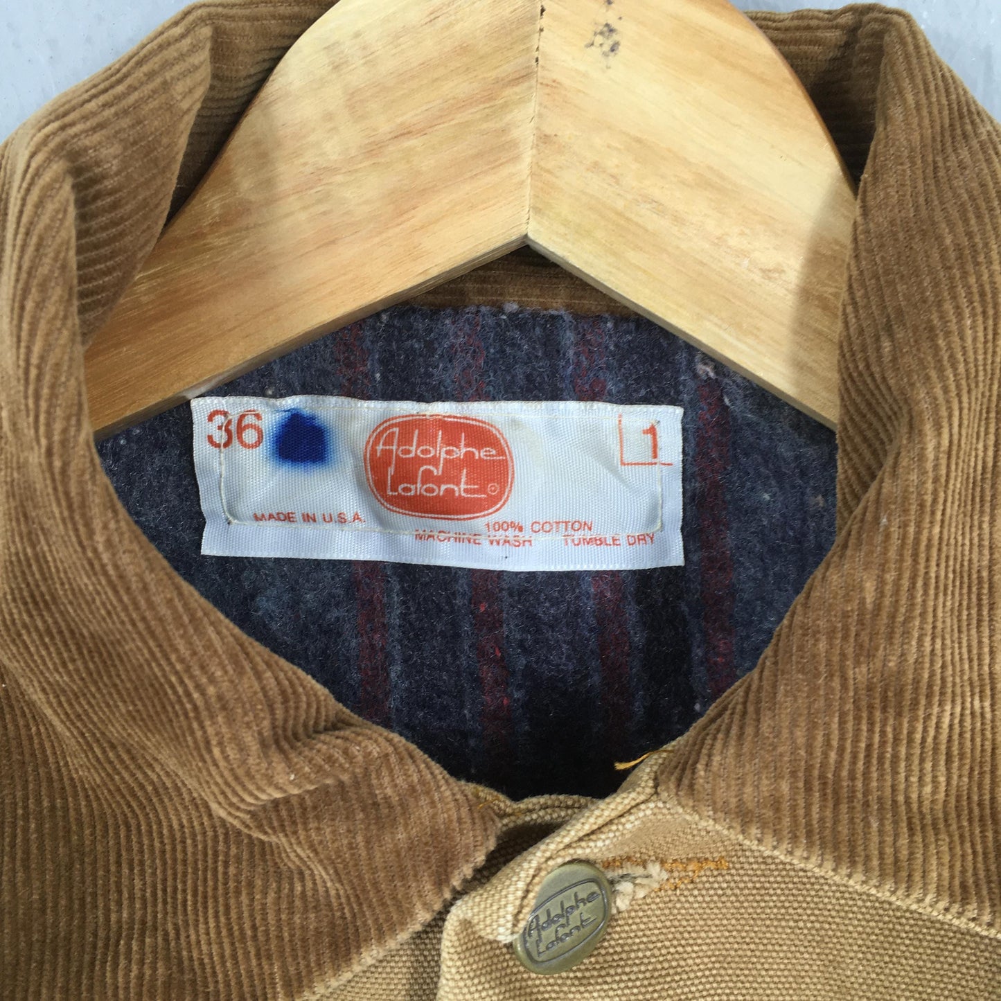 Adolphe Lafont Chore Workwear Denim Jacket Small