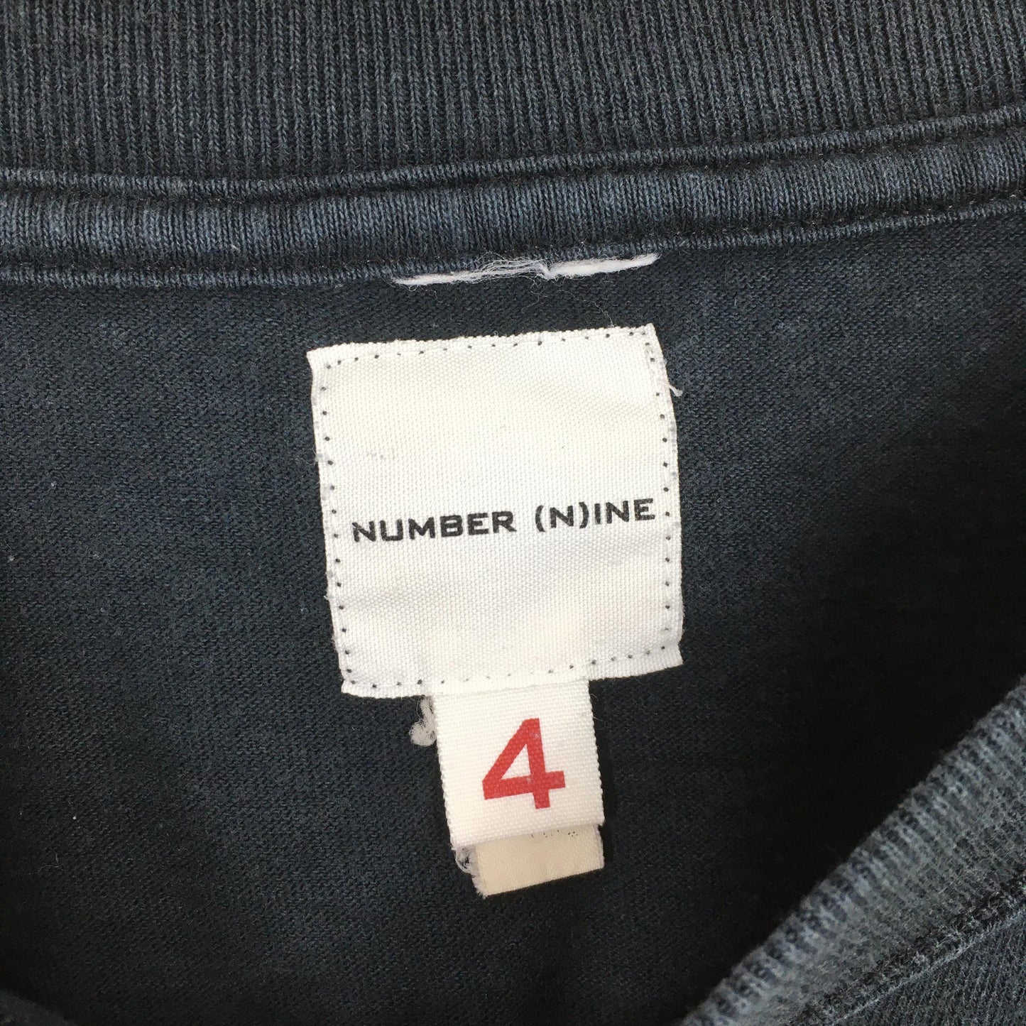 Number (N)ine New Decade Black T shirt Large