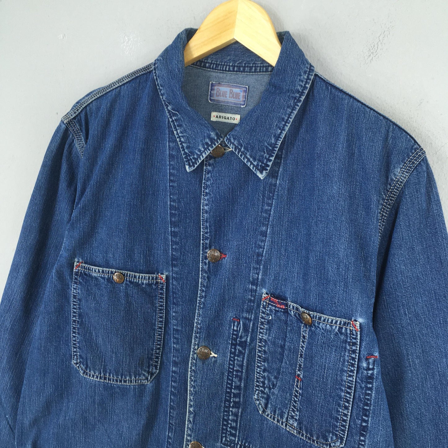 Blue Blue Arigato Japan Denim Jacket Large