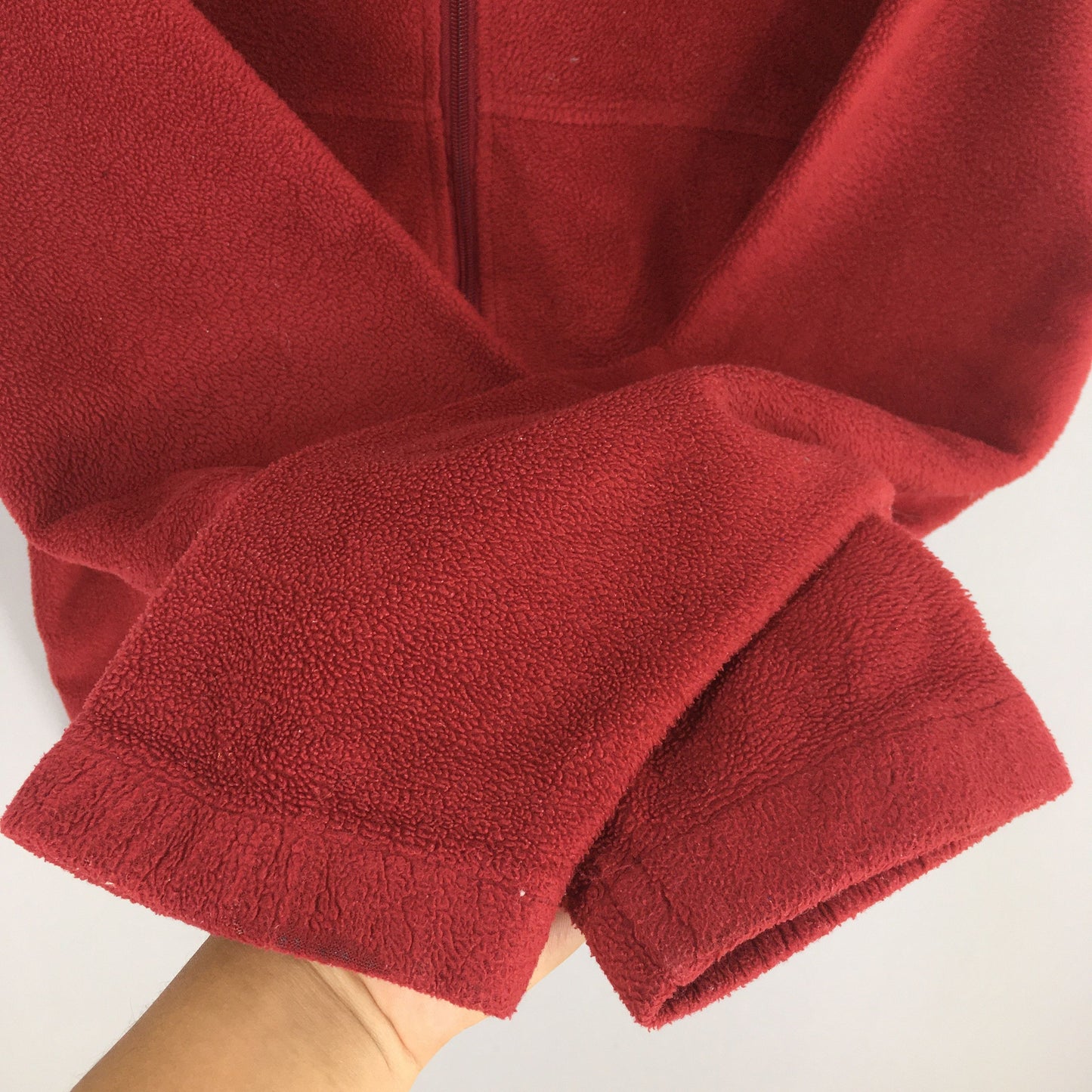 Columbia Sportswear Red Fleece Sweater Small